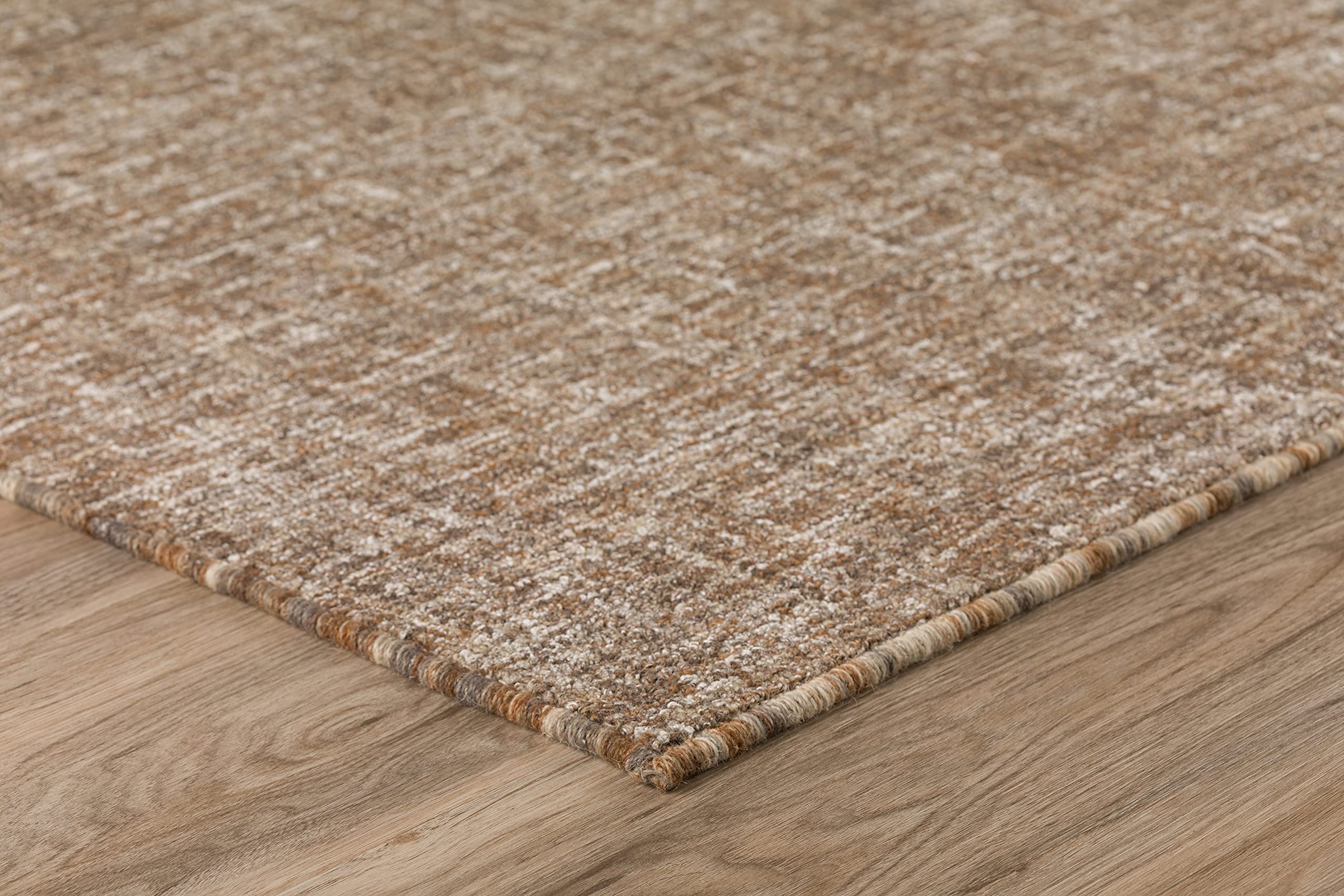 Addison Rugs Winslow AWN31 Brown 8’ x 10’ Rectangle Soft Wool Blend Area Rug - Handmade Durable Living Room Bedroom Dining Room Rug for Home Decor | Cozy Floor Covering for Family Gatherings & Relaxation