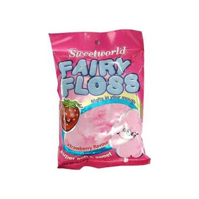 Sweetworld Fairy Floss Cotton Candy 15g - Delicious Pink Vanilla Flavor for Parties, Events & Sweet Treats at Home