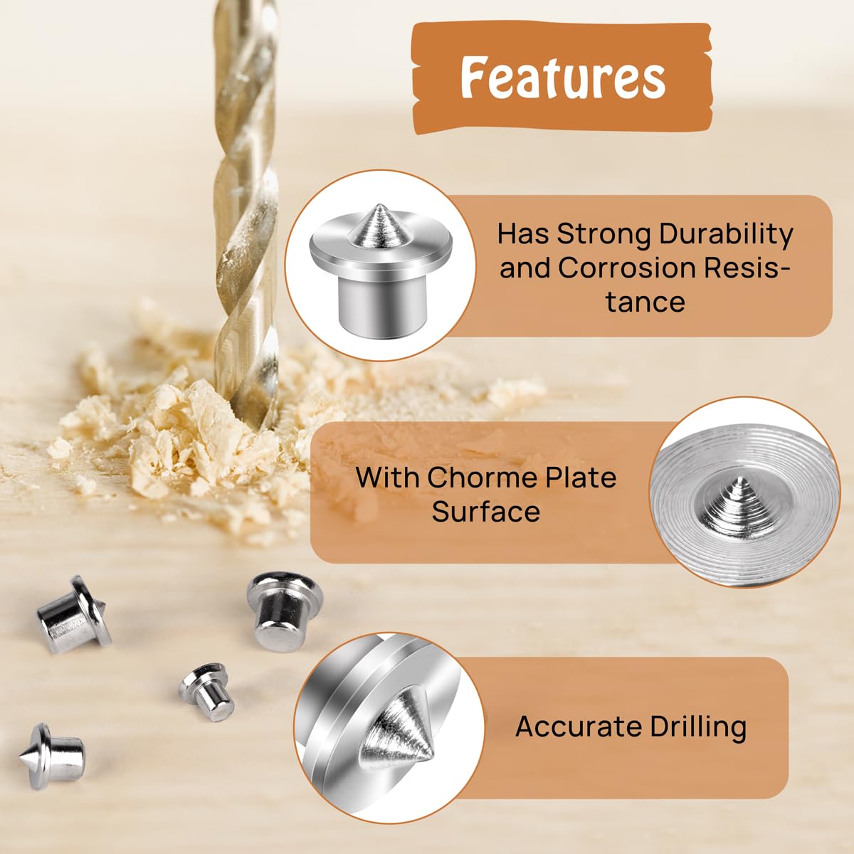 99-Piece Woodworking Dowel Pin Set - 24 Dowel Centering Pins (6/8/10/12mm) & 75 Wood Dowel Pins (6/8/10mm) - Premium Dowel and Tenon Center Transfer Plugs for Furniture Making, Cabinetry & DIY Wood Joinery Projects