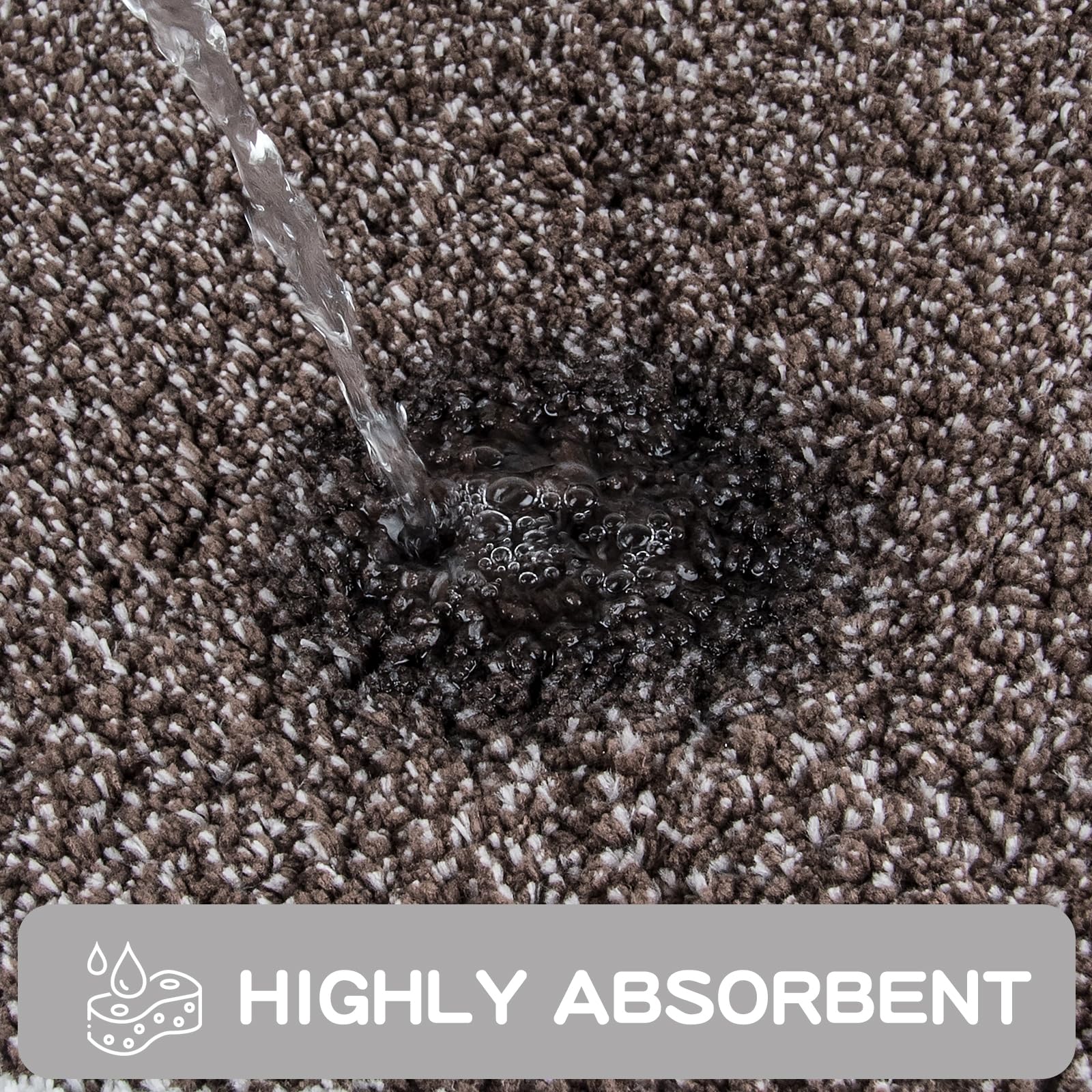 PURRUGS Non-Slip U-Shaped Bathroom Rug 20