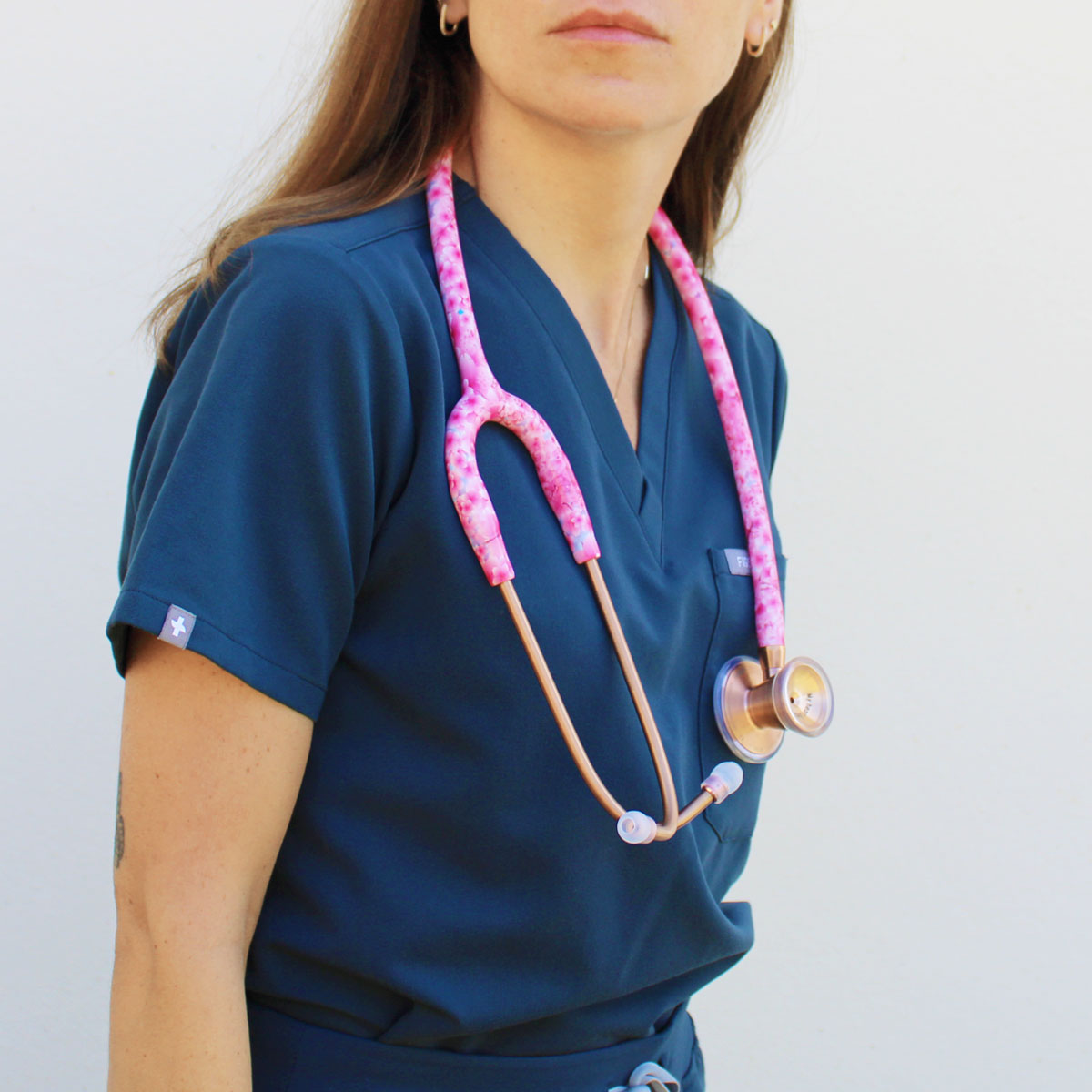 ProCardial® Titanium Cardiology Stethoscope - Premium Rose Gold & Sakura Design for Medical Professionals | Ideal for Doctors, Nurses & Healthcare Workers in Hospitals & Clinics