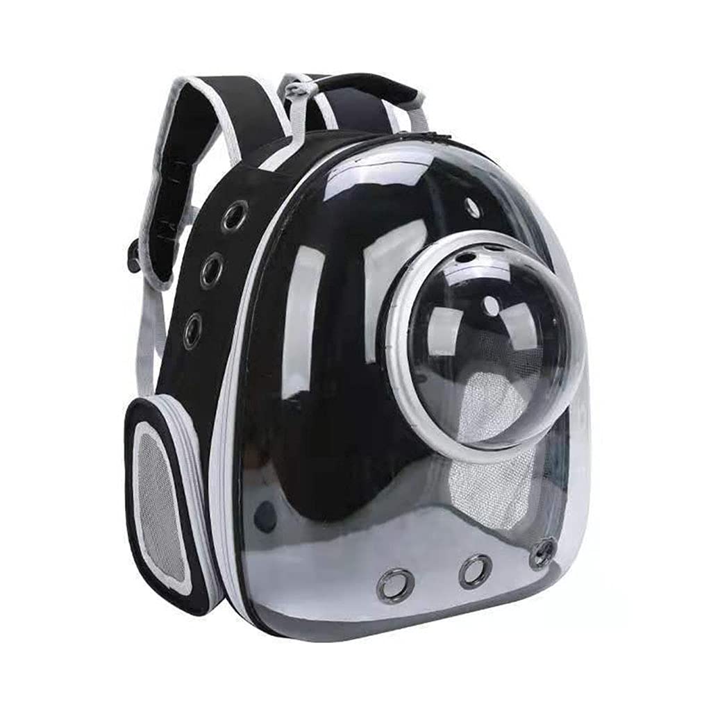 Clear Bubble Cat Carrier Backpack - Space Capsule Pet Carrier with Breathable Design for Travel, Vet Visits & Outdoor Adventures - Transparent Pet Backpack for Small Dogs & Cats