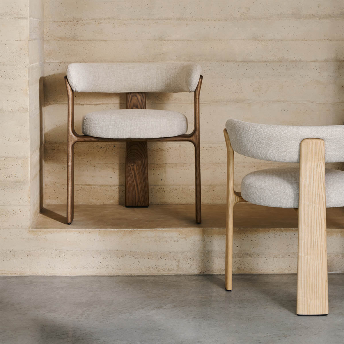 Elegant Granite 3-Legged Dining Chair - Modern Kitchen & Restaurant Furniture for Home & Commercial Use