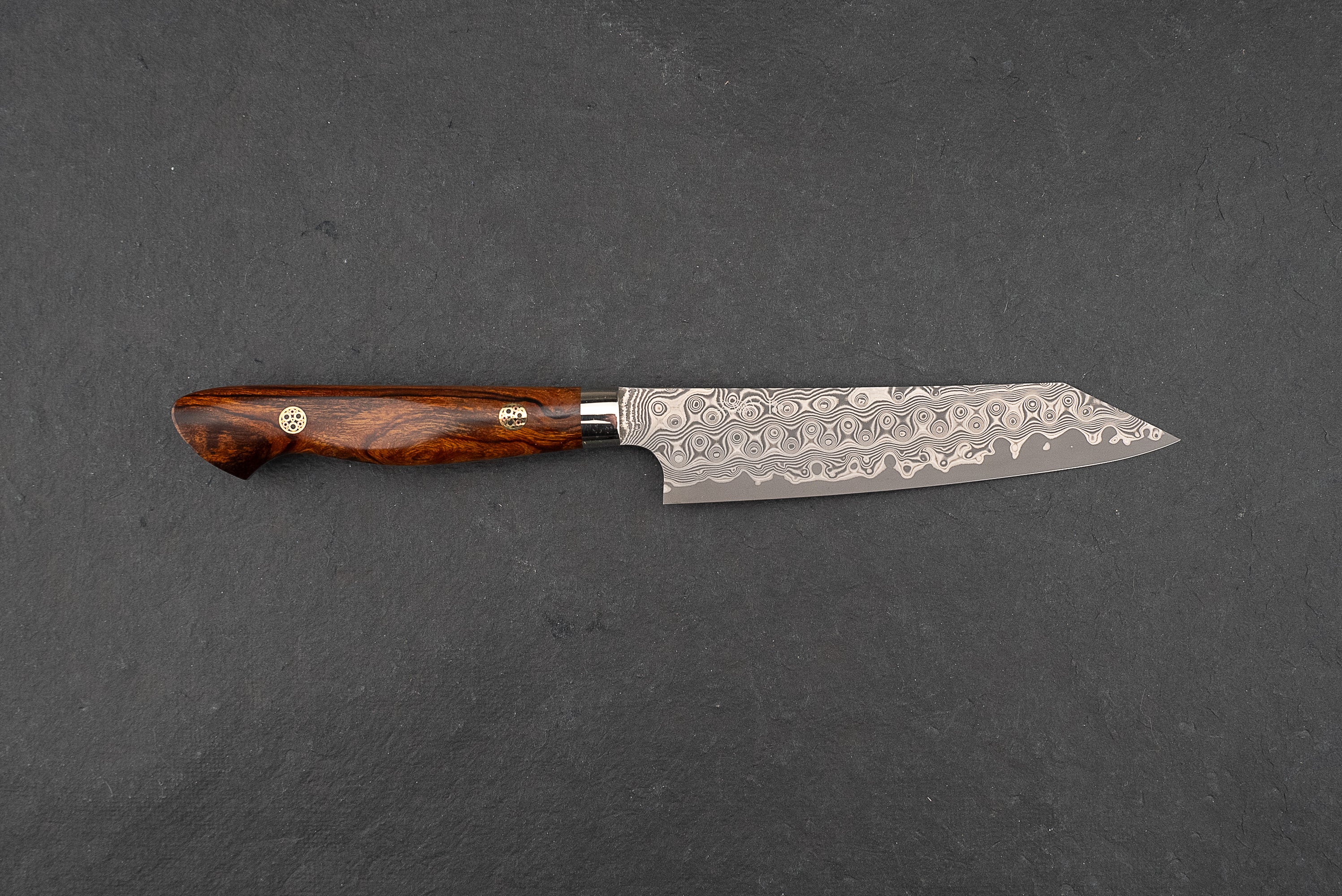 Premium Nigara SG2 Damascus Western Kiritsuke Petty Knife 150mm - Japanese Kitchen Knife for Precision Slicing, Chopping & Garnishing - Perfect for Chefs, Home Cooks & Sushi Preparation