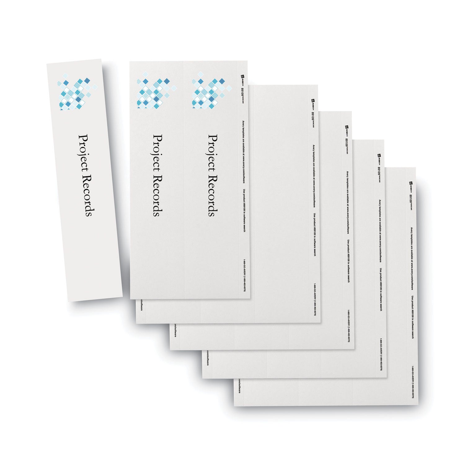 Avery® Binder Spine Inserts - 3 Spine Width, 3 Inserts per Sheet, 5 Sheets per Pack - Perfect for Office, School, and Home Organization