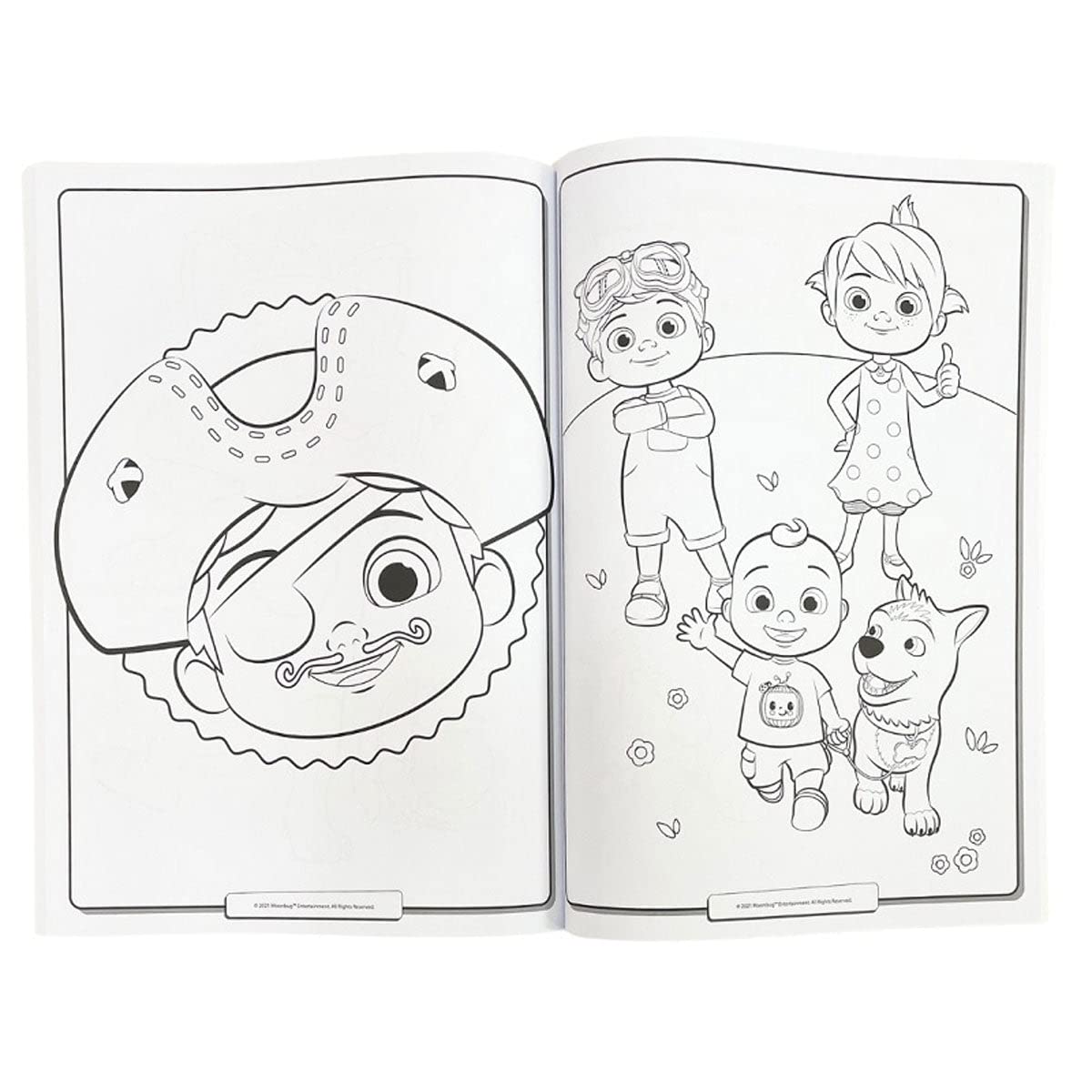 CoComelon Jumbo Coloring Book for Kids - 50+ Fun Pages with JJ & Friends - Perfect for Travel, Birthday Gifts & Preschool Learning Activities