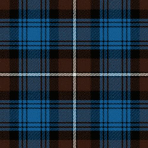 Authentic Forbes Brown Tartan Plaid Fabric - Premium Scottish Wool Blend for Kilts, Scarves & Home Decor | Perfect for Traditional Outfits, DIY Crafts & Highland Weddings