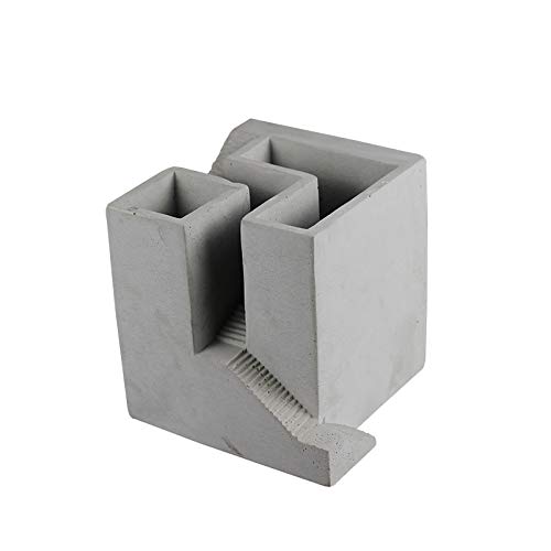 Premium Silicone Mold for Concrete Flower Pots - Square Planter with Staircase Design - DIY Cement Molds for Home Garden Decor & Outdoor Planters