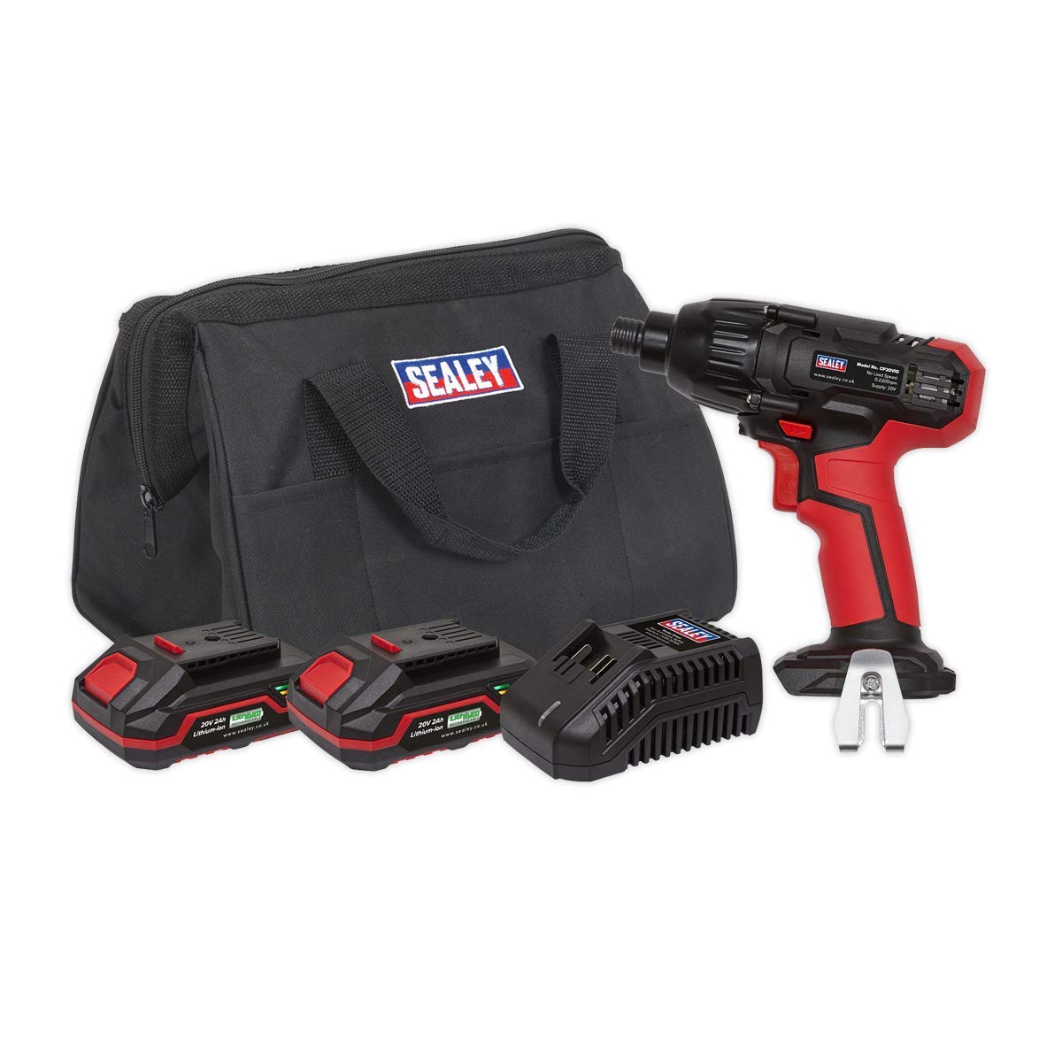 Sealey CP20VIDKIT 20V Cordless Impact Driver Kit with 1/4