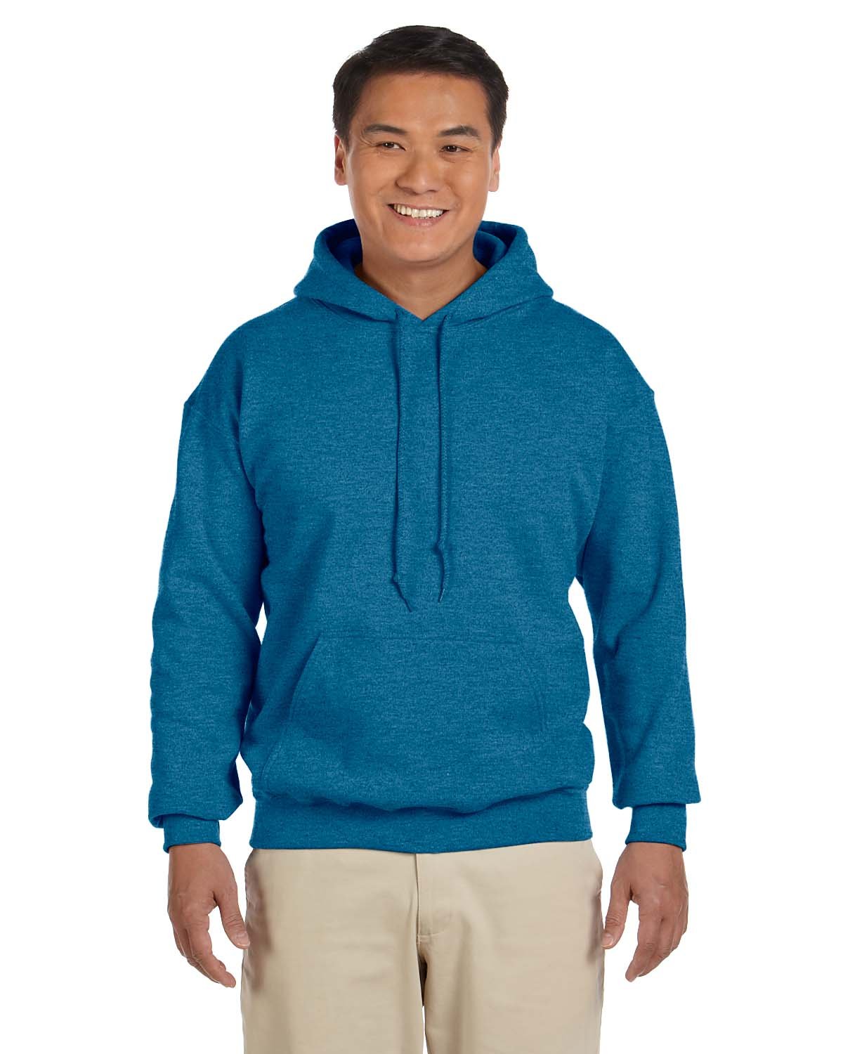 Gildan Heavy Blend Hooded Sweatshirt 1850 - Comfortable Cotton Pullover Hoodie for Men & Women - Perfect for Casual Wear, Gym, and Outdoor Activities