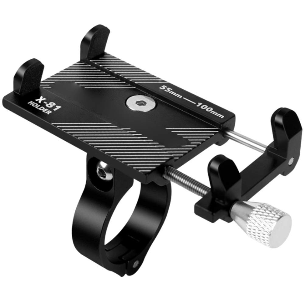 Universal Bike Phone Mount - Adjustable Anti-Shake Bicycle & Motorcycle Handlebar Holder for iPhone & Android - Perfect for Mountain Biking, Road Cycling & Electric Scooters