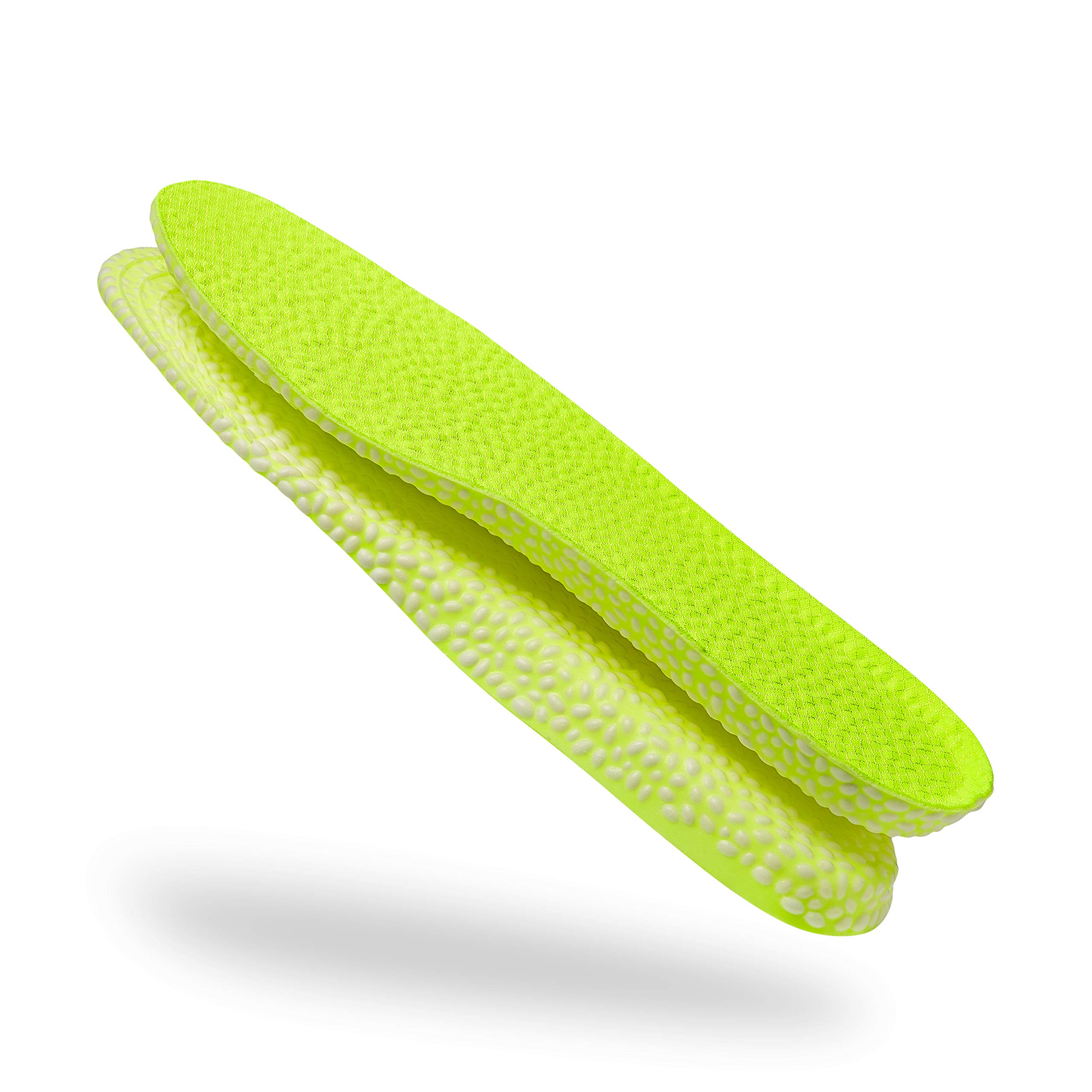 Comfort Starter Insoles for Men & Women - All Day Support & Pain Relief - Cushioned Arch Support for Flat Feet, Plantar Fasciitis - Neon Colors (US 7-13) - Perfect for Running, Walking & Work Shoes