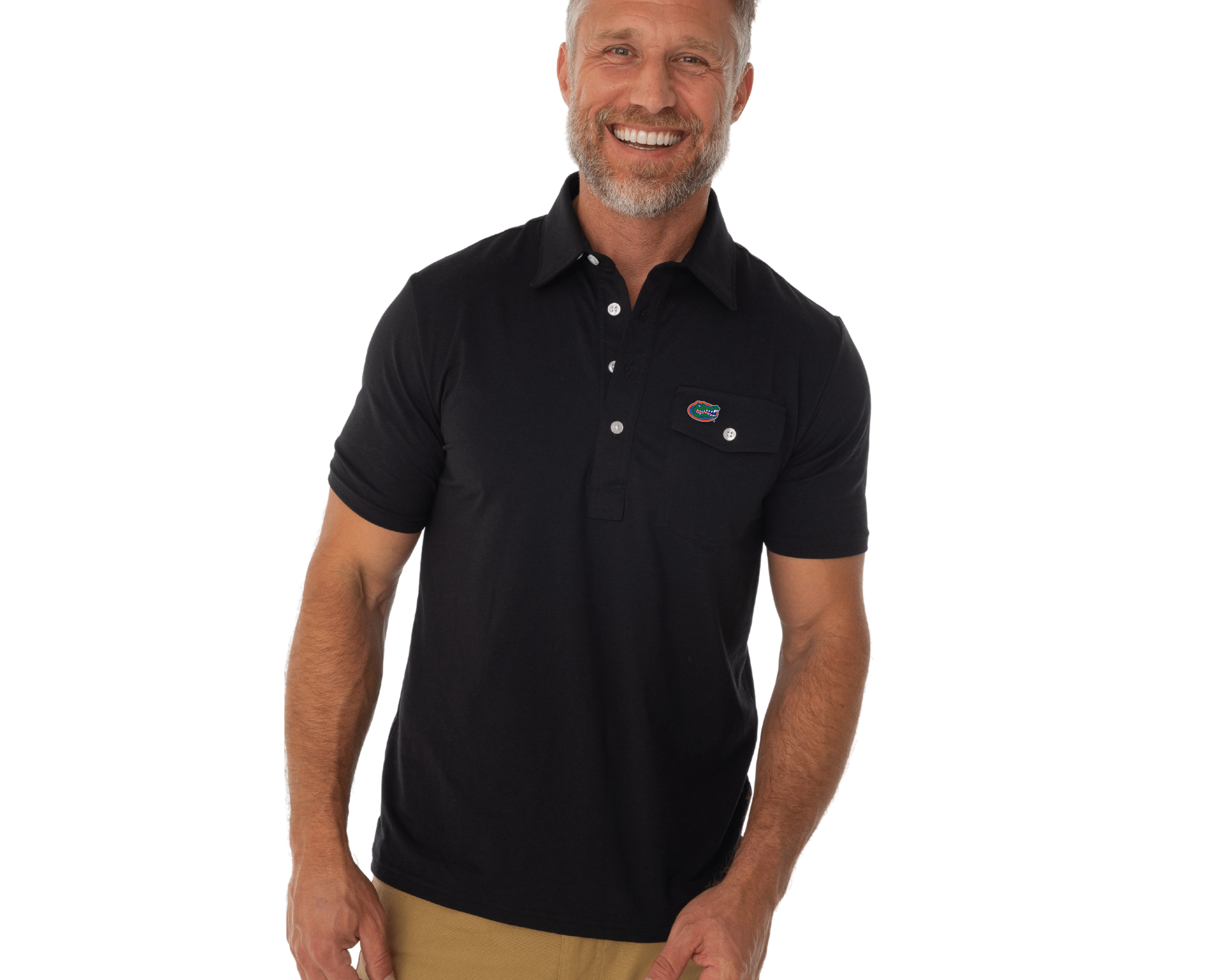 Florida Coach's Performance Players Shirt by Albert Mark - Breathable Black Athletic Shirt for Baseball, Football & Soccer Coaches - Ideal for Training, Games & Team Events