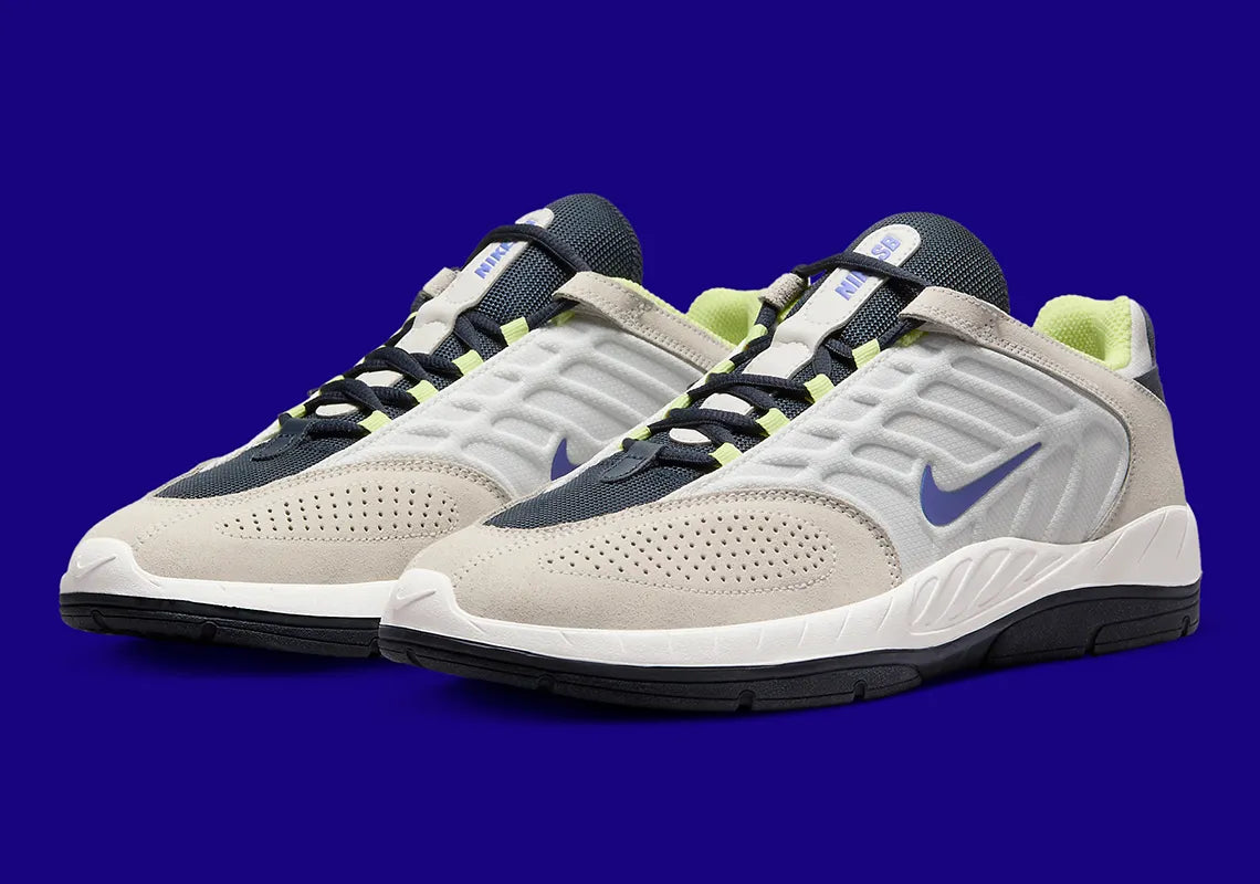 Nike SB Vertabrae Skate Shoes - Summit White/Persian Violet | Comfortable & Durable for Street Skating & Casual Wear