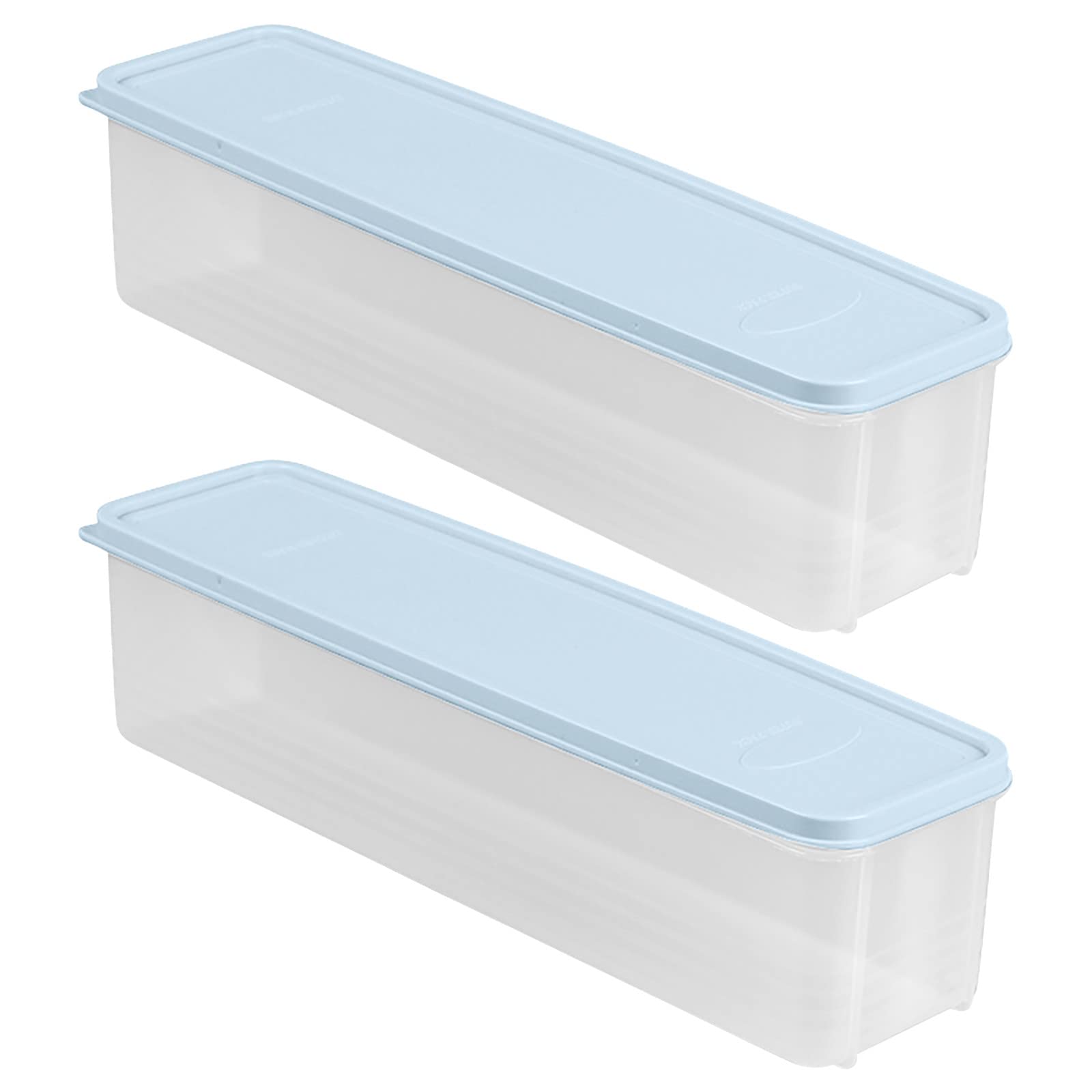Airtight Pasta & Noodle Storage Container with Lid - Plastic Food Organizer for Spaghetti, Vermicelli & Grains - Perfect for Refrigerator & Pantry Organization - Ideal for Meal Prep & Kitchen Storage
