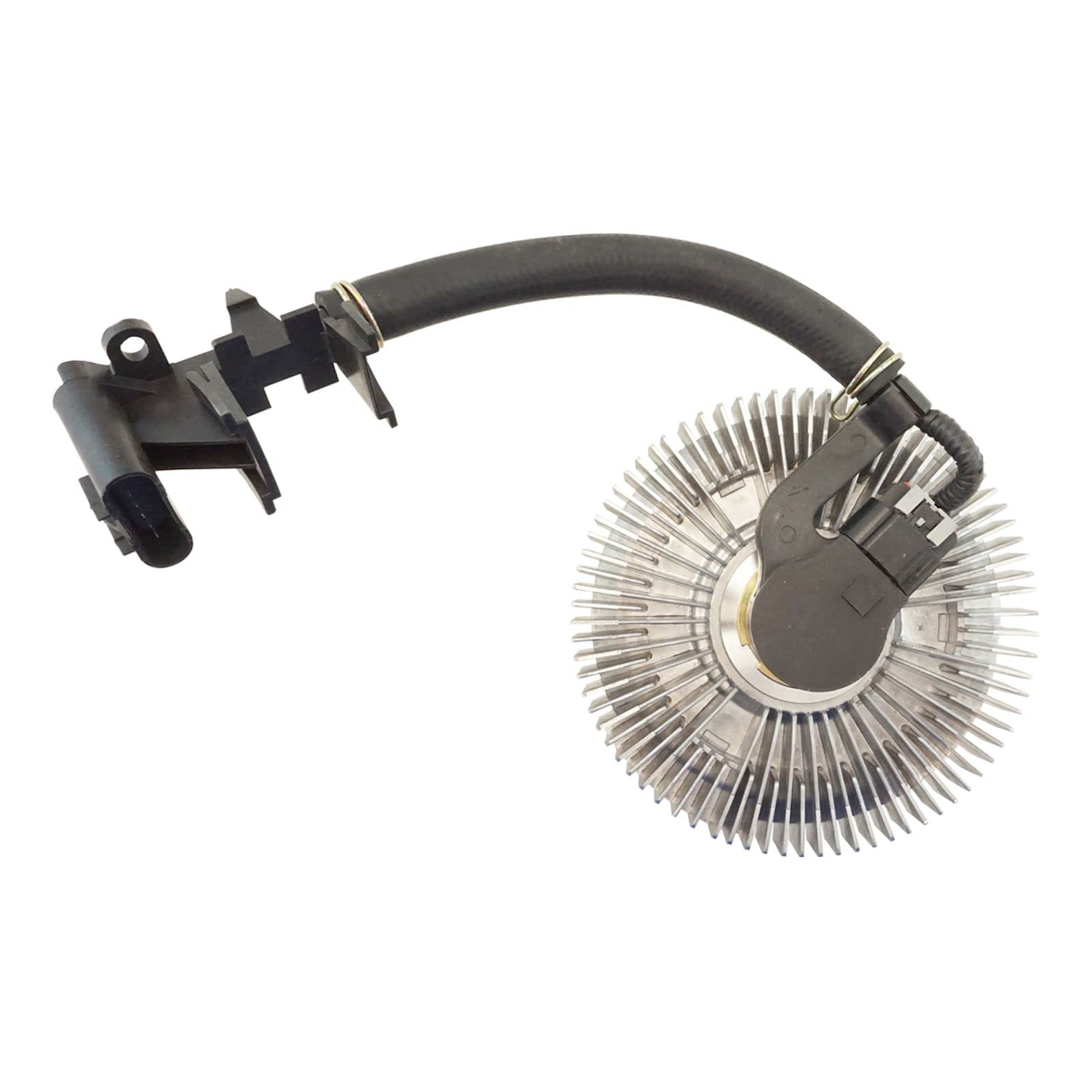 Electric Radiator Cooling Fan Clutch Replacement for Chevy Trailblazer Envoy Bravada 9-7X - High Performance Auto Part for Engine Cooling & Overheating Prevention - Perfect for Off-Roading & Towing