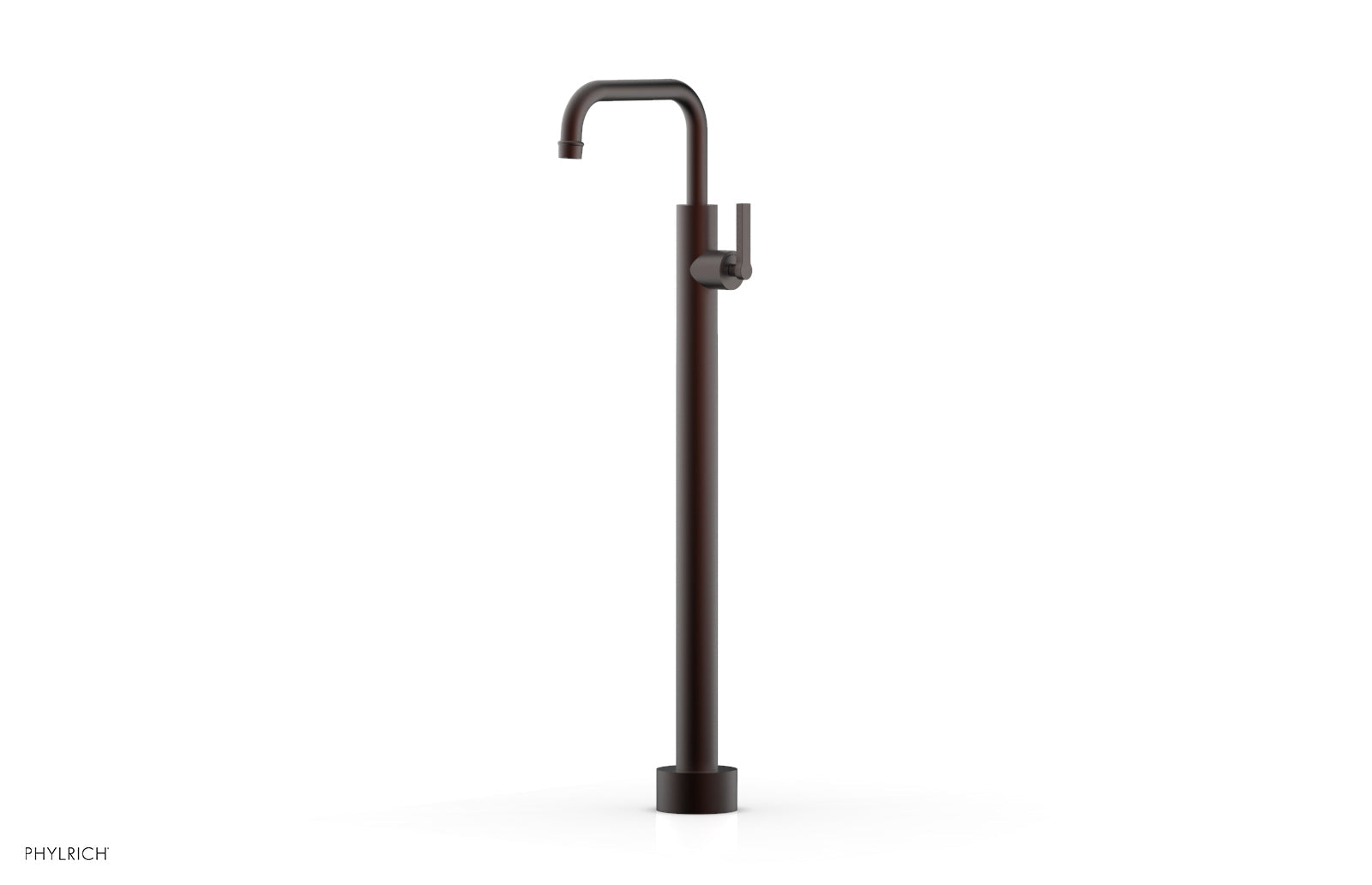 HEX MODERN Tall Floor Mount Tub Filler with Lever Handle 501 55 02 - Premium Bathtub Faucet for Modern Bathroom & Spa Relaxation