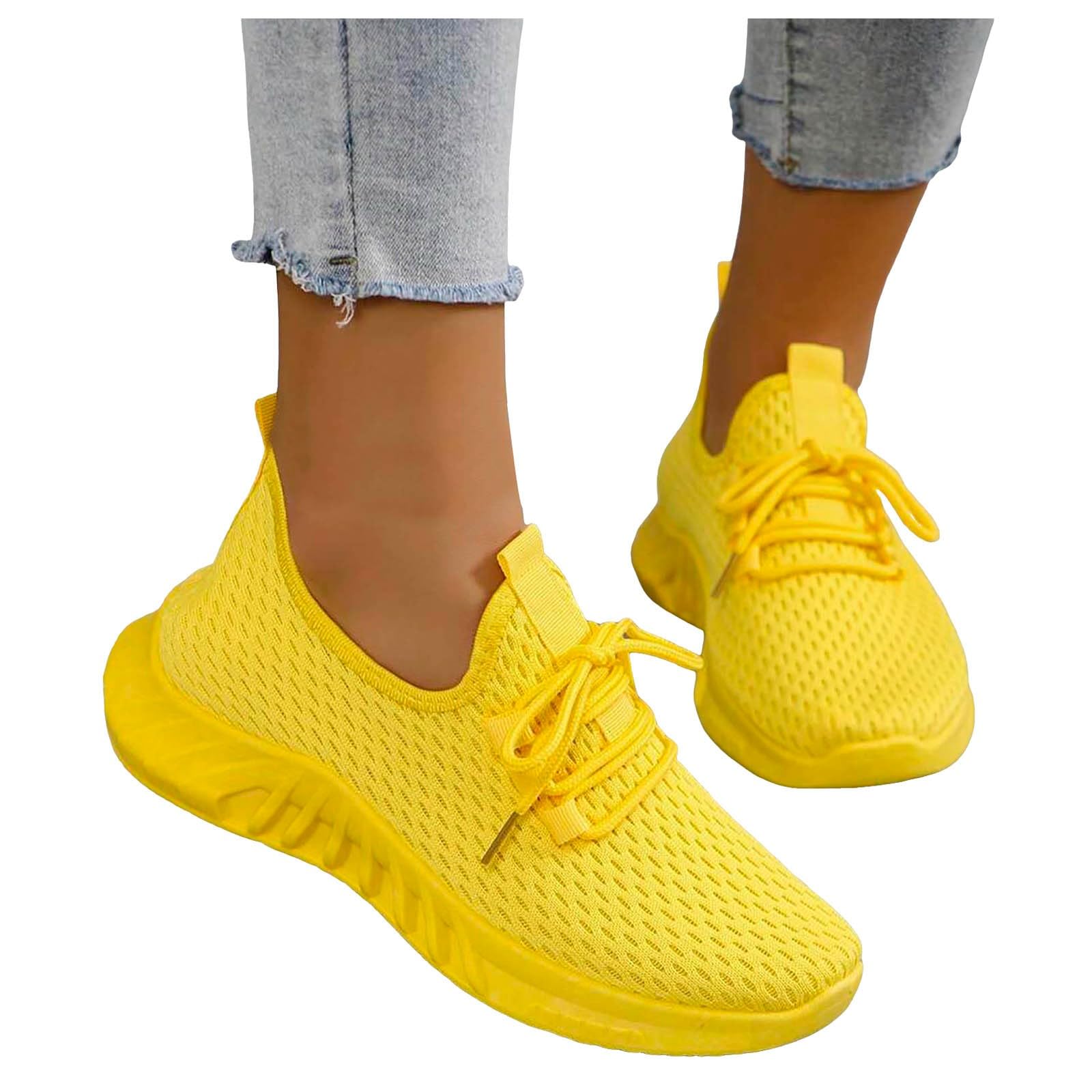 Women's Athletic Running Shoes - Breathable Lace-Up Platform Sneakers for Women - Lightweight Walking & Gym Workout Shoes - Perfect for Jogging, Fitness Training & Casual Wear