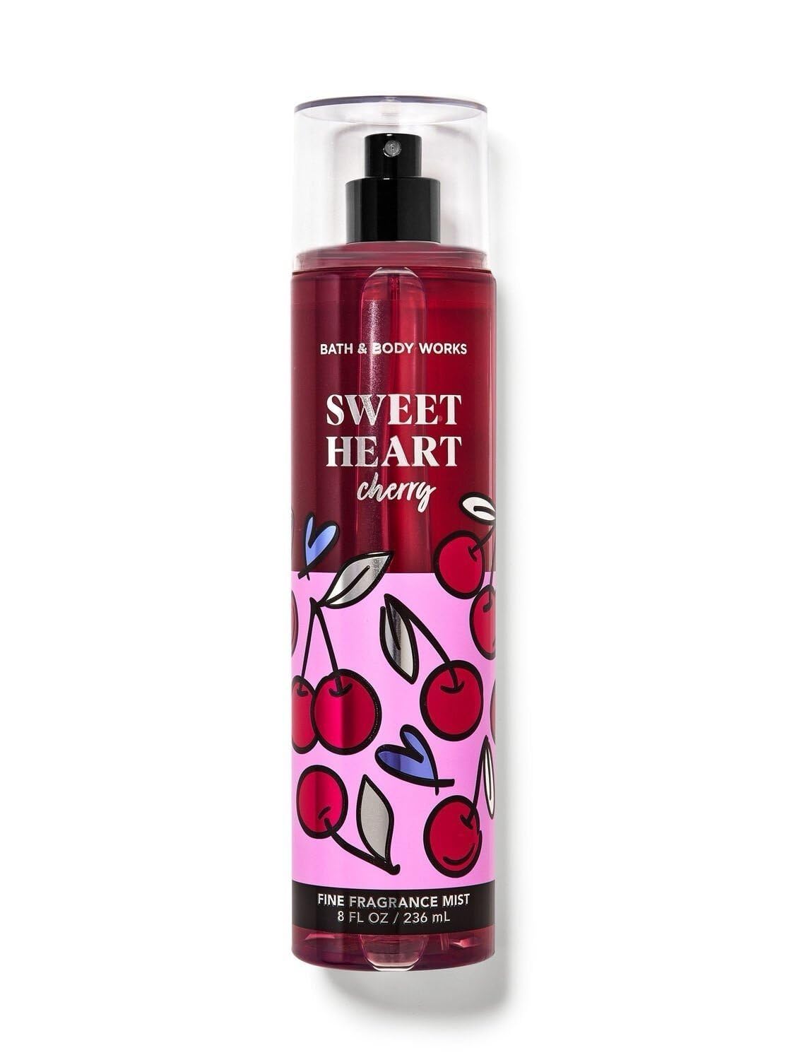 Sweet Heart Cherry Fine Fragrance Body Spray Mist - 8 Fl Oz | Bath & Body Scent for Women | Perfect for Daily Use, Date Nights & Special Occasions
