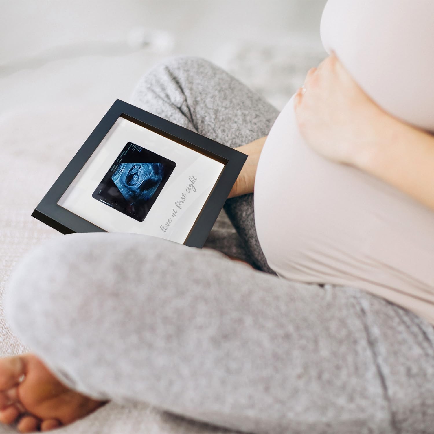 Ultrasound Photo Frame - Pregnancy Announcement Gift for Grandparents - Nursery Decor