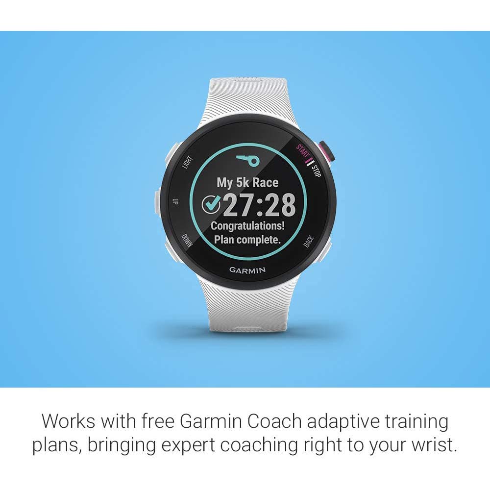 Garmin Forerunner GPS Running Smartwatch with Heart Rate Monitor - Certified Refurbished | Track Fitness, Running & Workouts for Men & Women