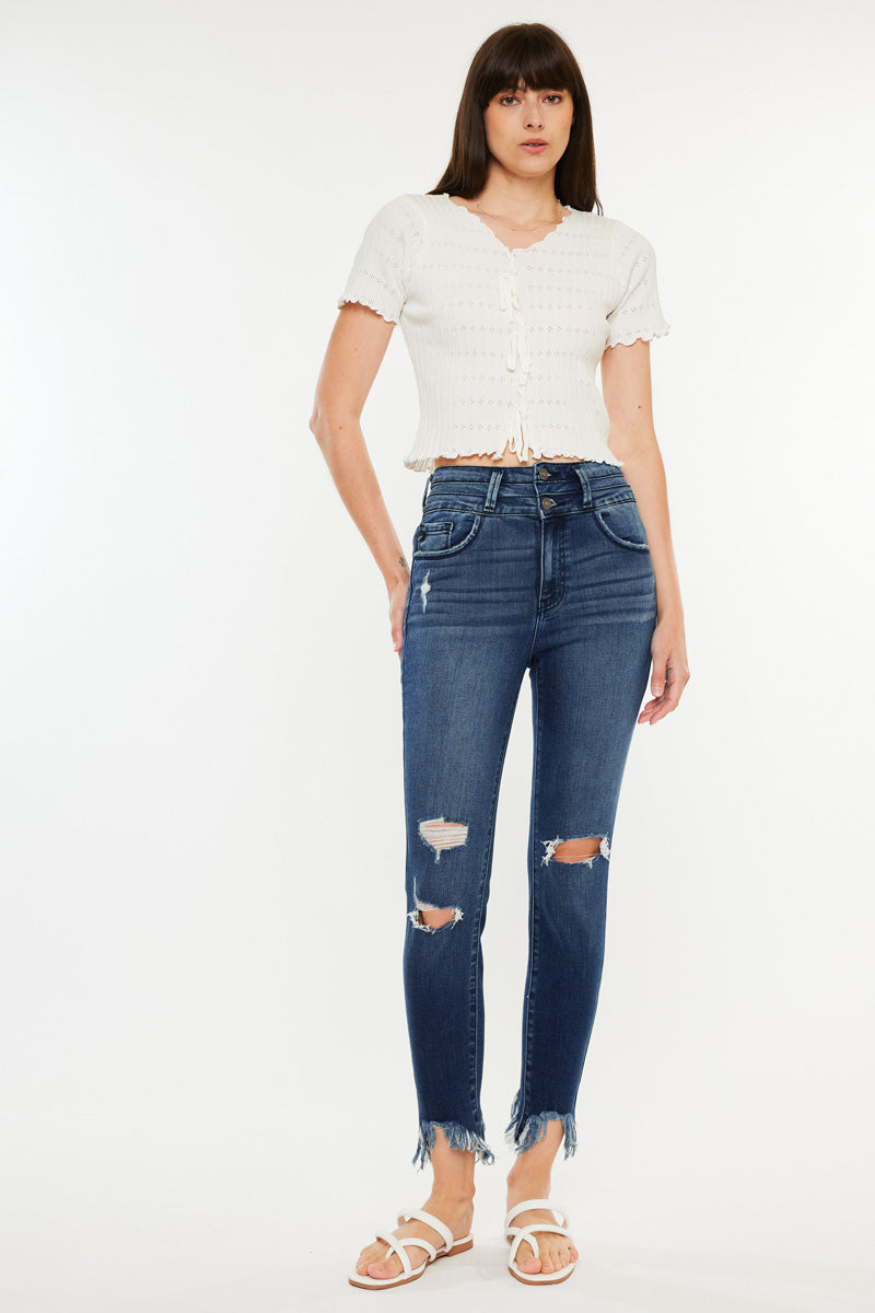 Truly High Rise Ankle Skinny Jeans for Women - Slim Fit Stretch Denim Pants | Perfect for Casual Wear, Office Outfits & Night Out
