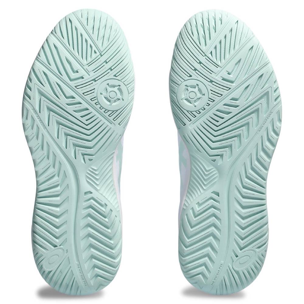 ASICS Gel-Dedicate 8 Women's Tennis Shoes - Lightweight Comfort for Court Performance | White/Pale Blue | Ideal for Tennis, Pickleball & Casual Wear