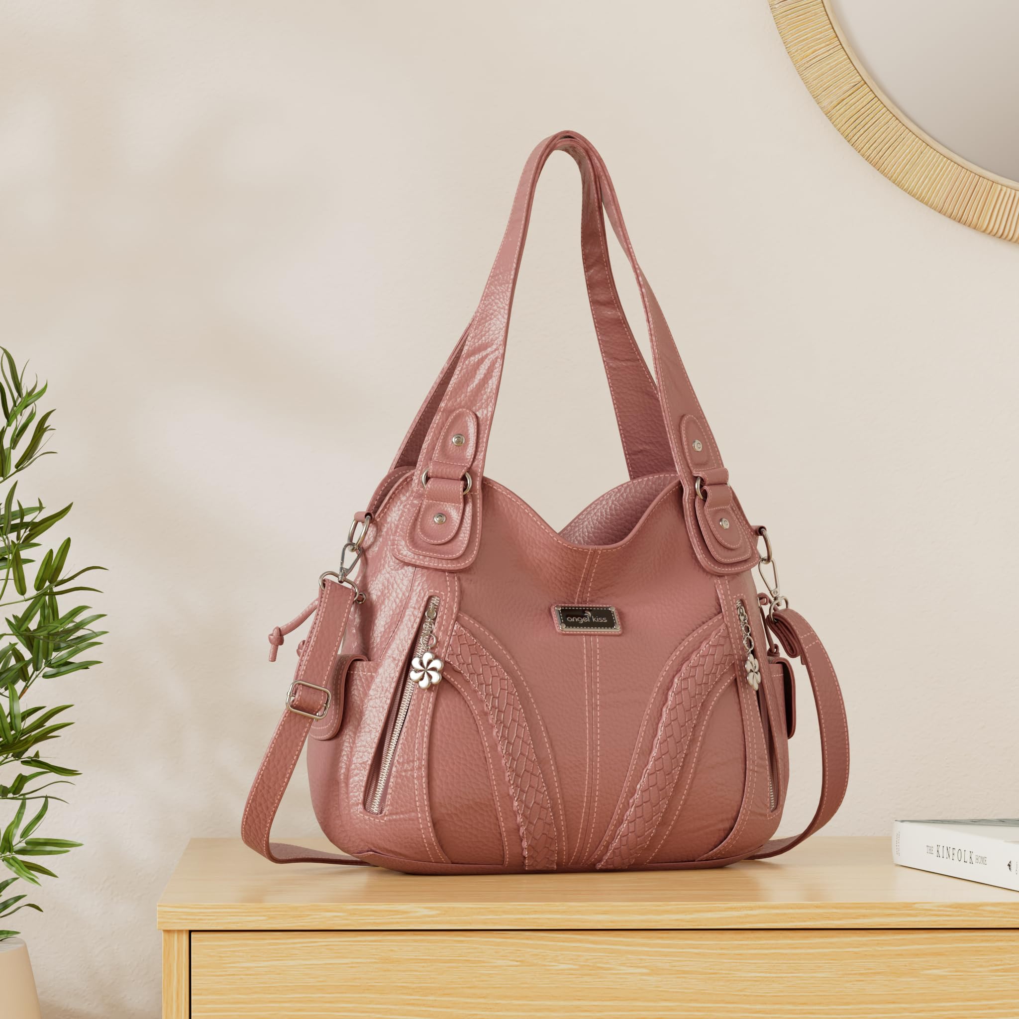 Stylish Women's Tote Bag & Shoulder Purse - Fashionable Synthetic Leather Handbag with Top Handle for Work, Travel & Daily Use