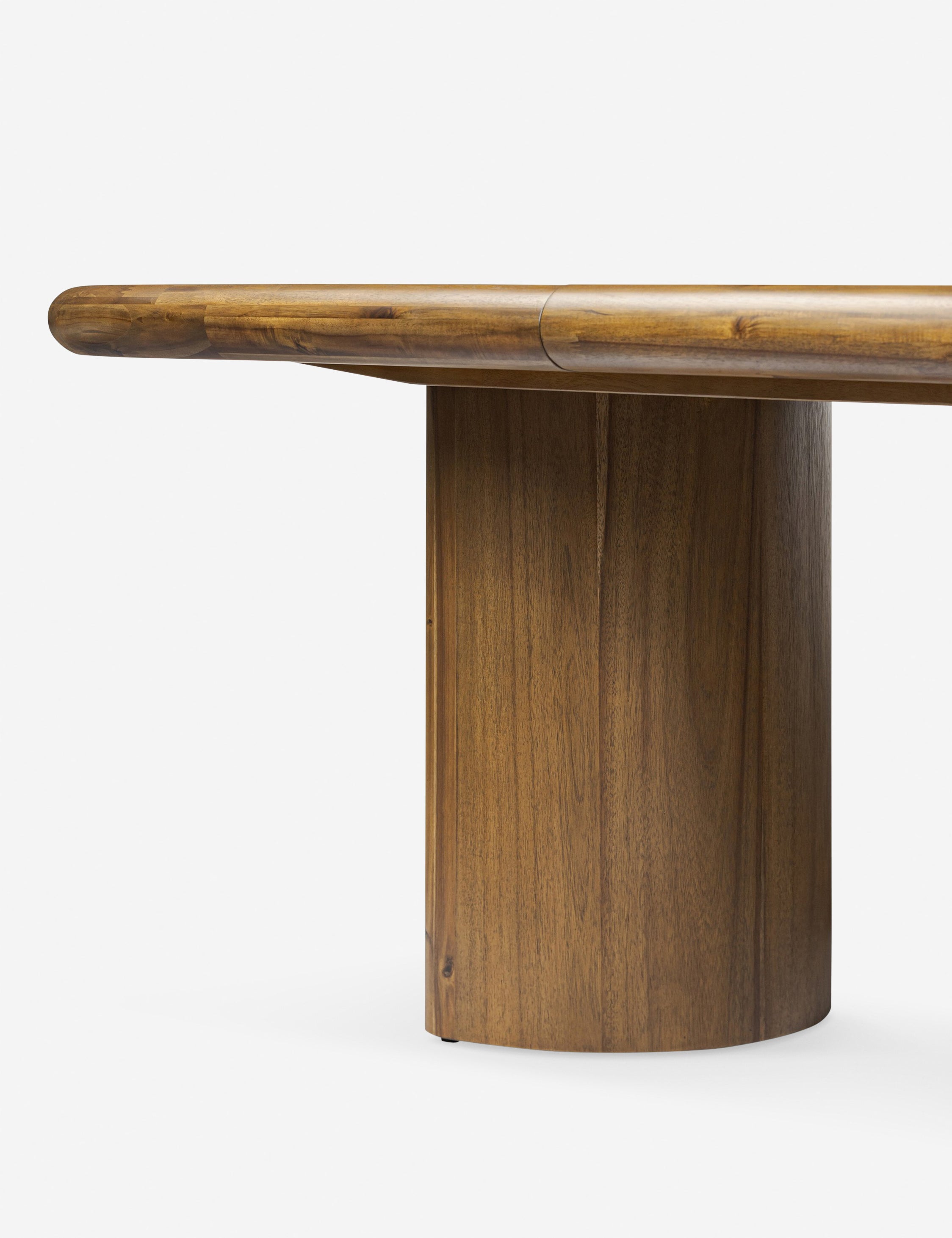Extendable Oval Dining Table - Expandable Wooden Kitchen Table for 6 to 8 People - Perfect for Small Spaces & Family Gatherings