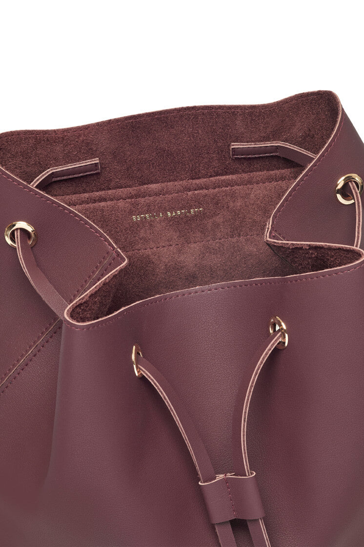 Premium Burgundy Backpack for Men & Women - The Copperfield EBP4973 - Stylish Durable Laptop Backpack for Work, Travel & School