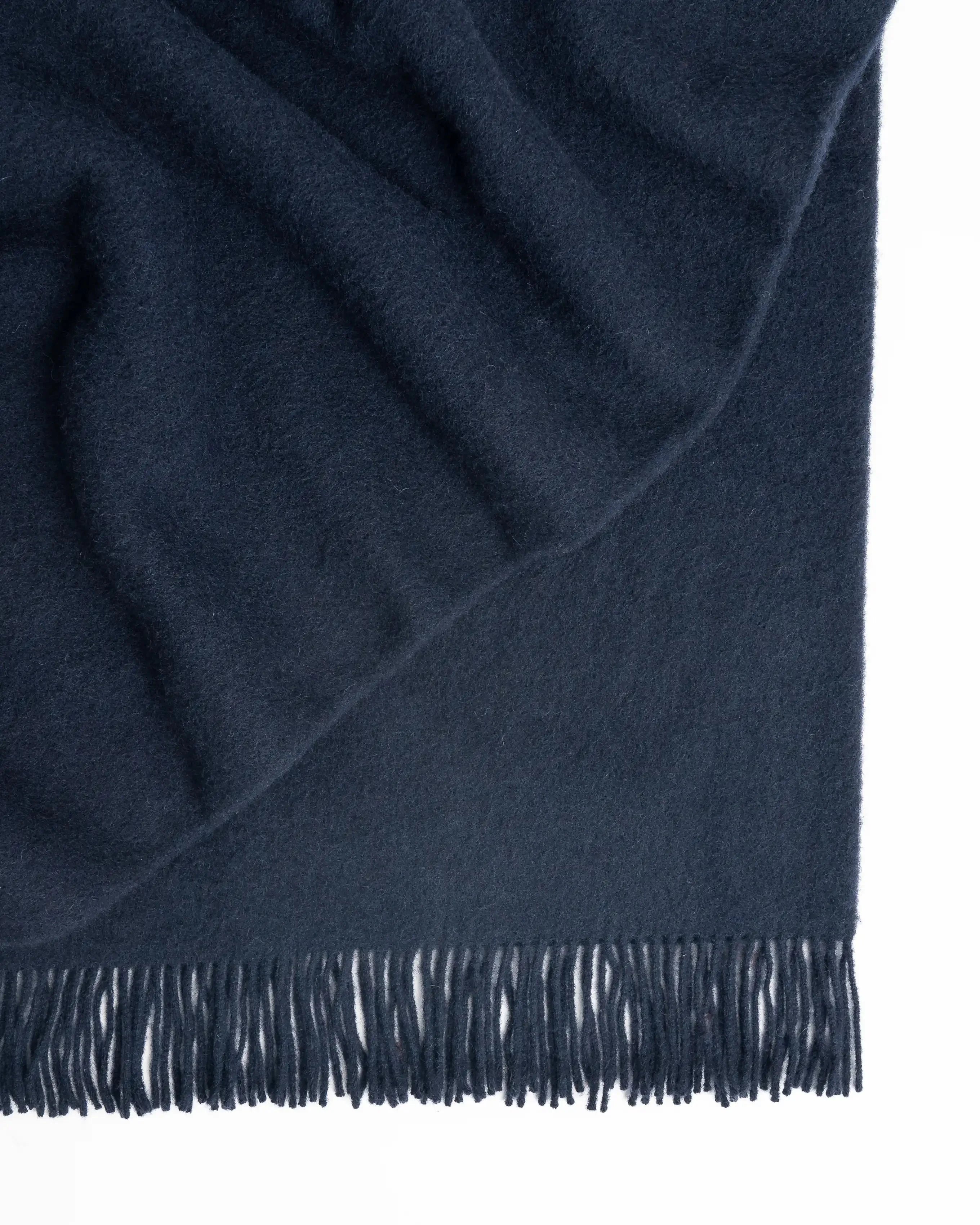 Nevis Throw Indigo - Soft & Cozy Handwoven Cotton Blanket for Bed, Couch, or Outdoor Use