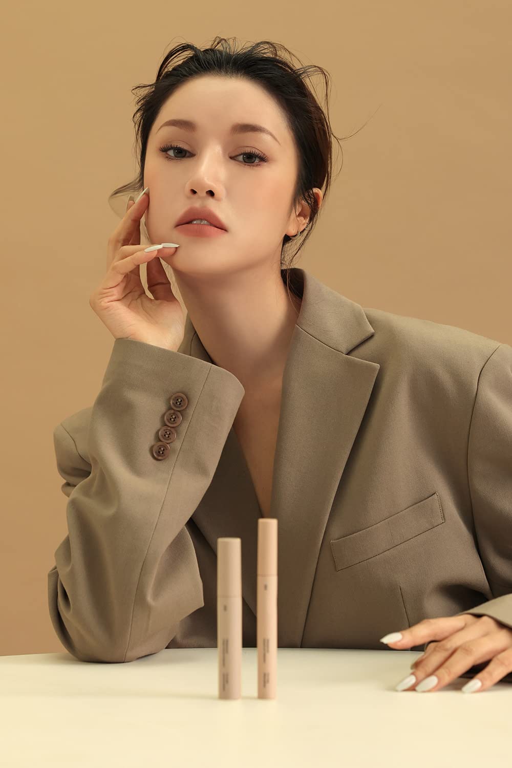 3CE Waterproof Long & Curl Mascara Black 5.5g - Volumizing, Lengthening, Smudge-Proof - ABG Style K-Beauty Korean Makeup for Everyday Glam & Night Out Looks
