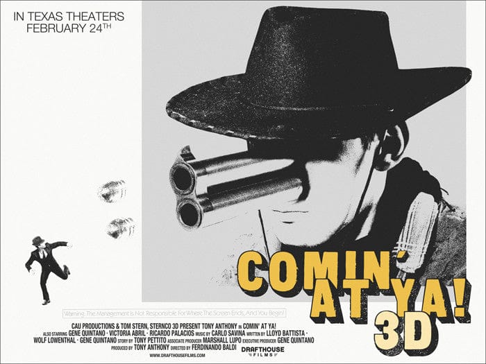 Comin' At Ya! 3D Glasses - Classic 3D Movie Experience for Home Theater & Retro Film Nights | Perfect for 80s Movie Nights, 3D Blu-ray Viewing & Vintage Cinema Events