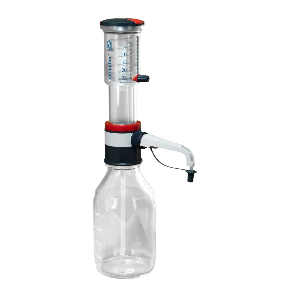 Brandtech Seripettor Bottle Top Dispenser 2.5-25mL (4720150) - Precision Liquid Dispenser for Laboratories, Science Experiments & Chemical Handling