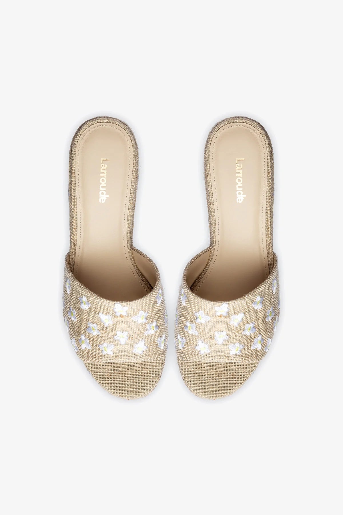 Comfortable Miso Platform Sandals in Natural Raw Linen | Women's Summer Fashion Footwear for Beach, Vacation & Casual Outings