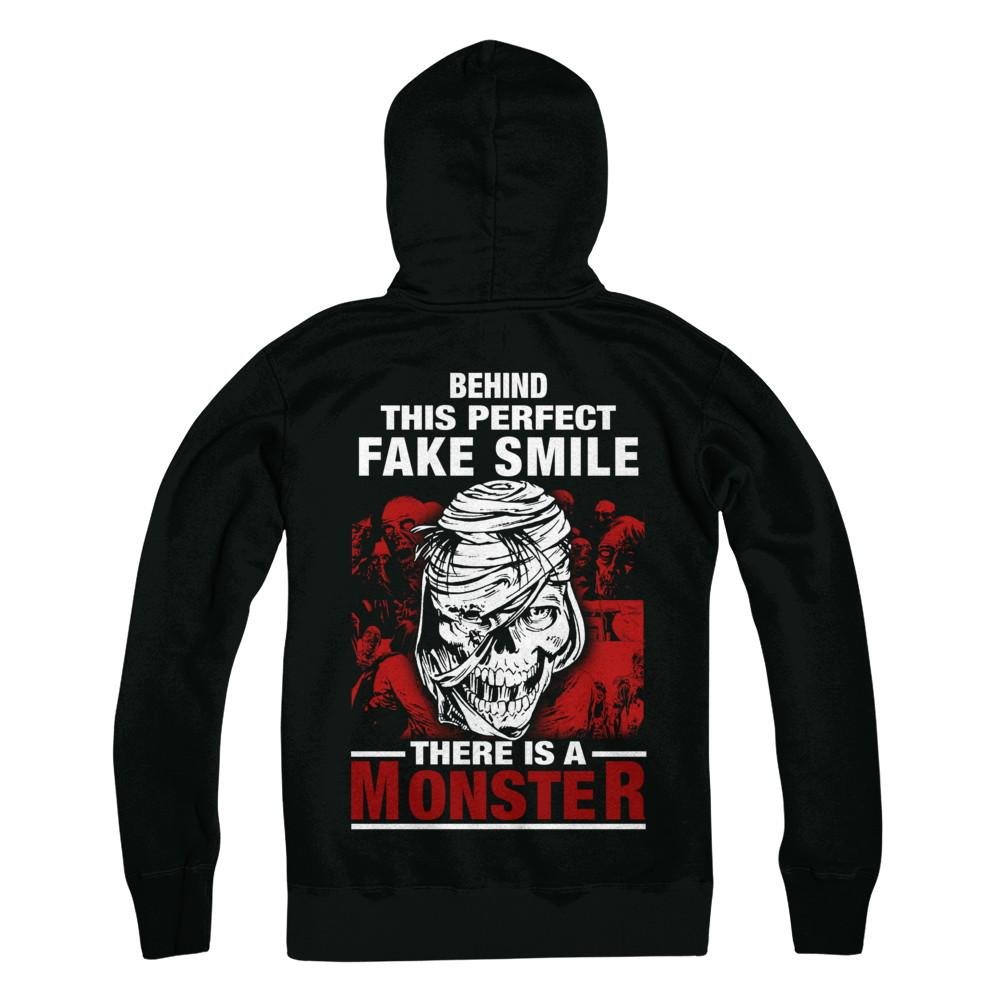 Monster Design Shirt Hoodie - Funny Sarcastic Graphic Sweatshirt for Men & Women | Perfect for Halloween, Cosplay, and Casual Wear
