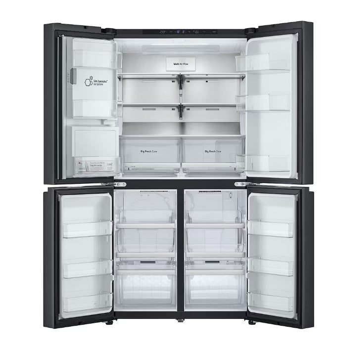 LG GF-L700MBL 637L French Door Refrigerator with Ice & Water Dispenser - Energy Efficient, Spacious Design for Modern Kitchens & Large Families