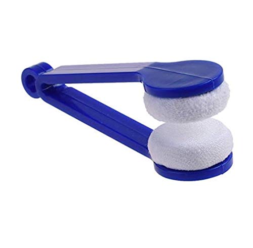 5-Pack Mini Sunglasses Cleaning Kit - Soft Microfiber Cloth & Brush Set for Eyeglasses, Spectacles (Random Colors) - Perfect for Travel, Office, and Home Use