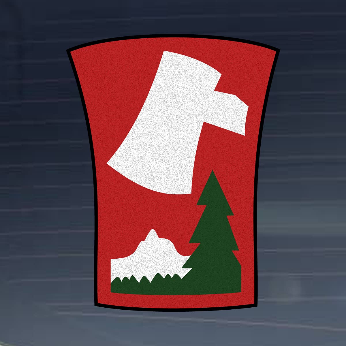 70th Infantry Division US Army SSI 5-Inch Reflective Vinyl Decal - Full Color Military Mug Sticker for Coffee Cups, Tumblers, and Gifts - Perfect for Veterans, Soldiers, and Military Enthusiasts
