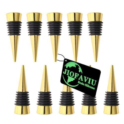 10 Metal Gold Stoppers