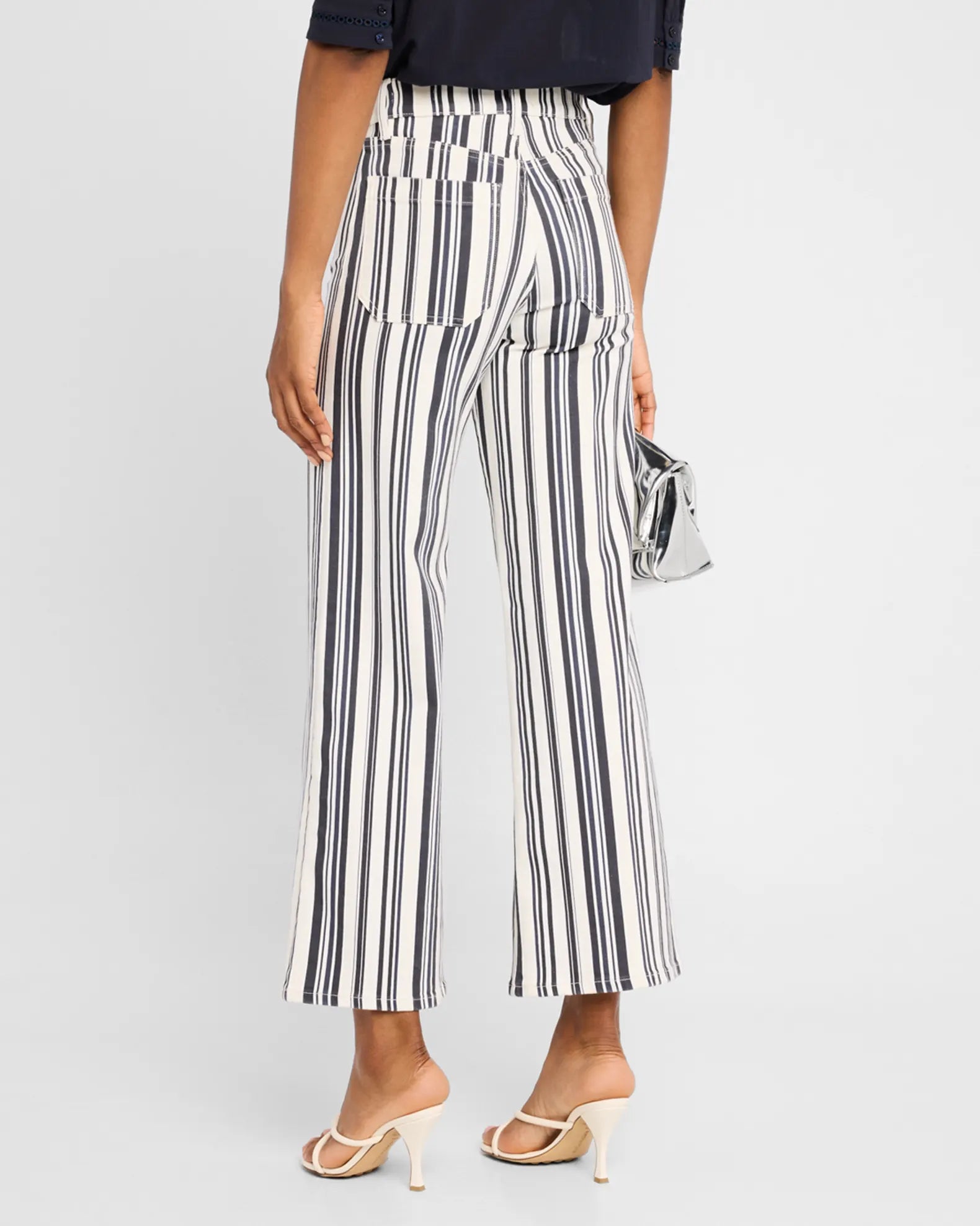 FRAME Le Slim Palazzo - Women's High Waist Palazzo Pants for Casual & Office Wear | Comfortable Wide Leg Trousers for Summer & Travel