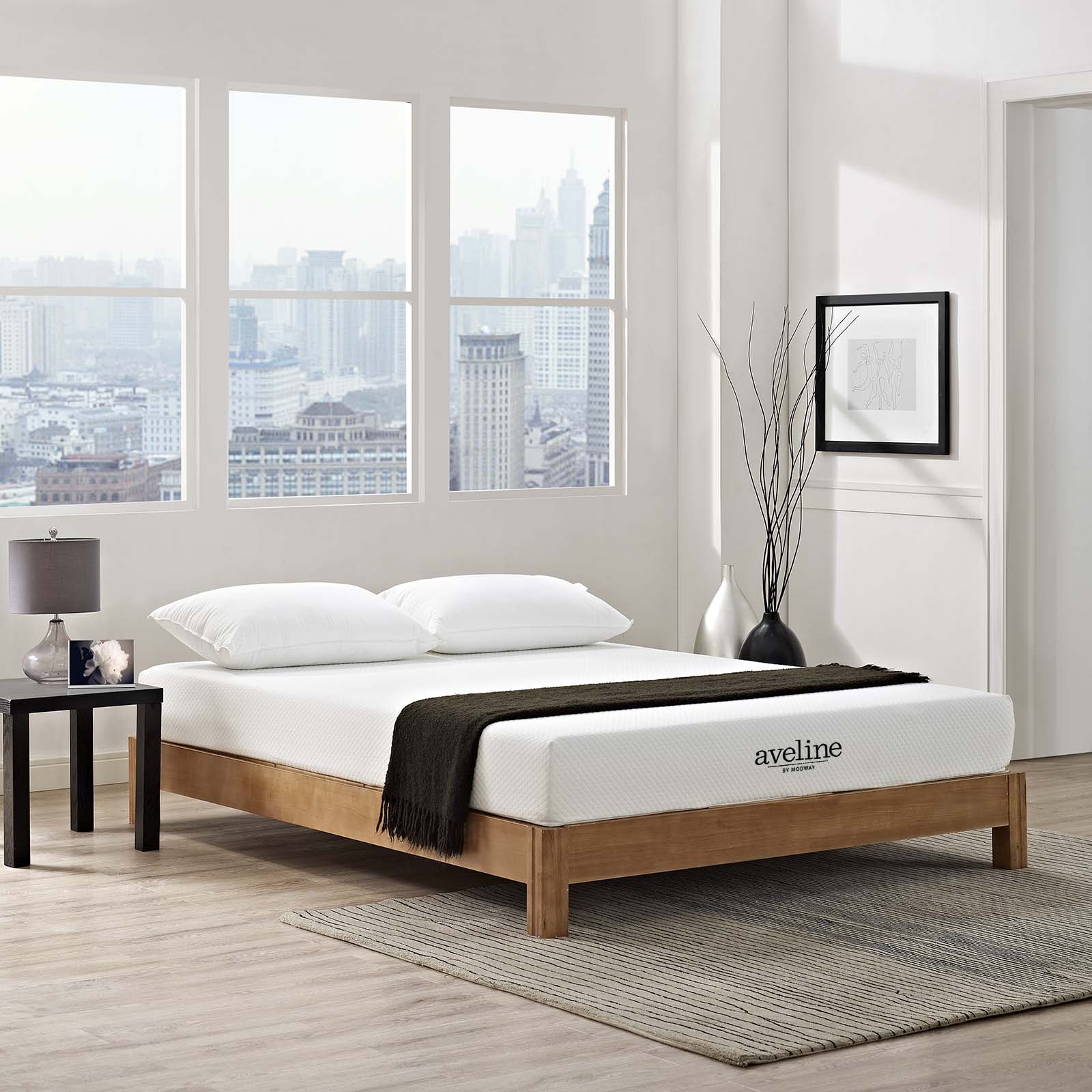 Aveline Mattress - Premium Memory Foam Mattress for Back Pain Relief & Pressure Relief - Perfect for Side, Back & Stomach Sleepers - Ideal for Bedroom, Guest Room & Dorm Use