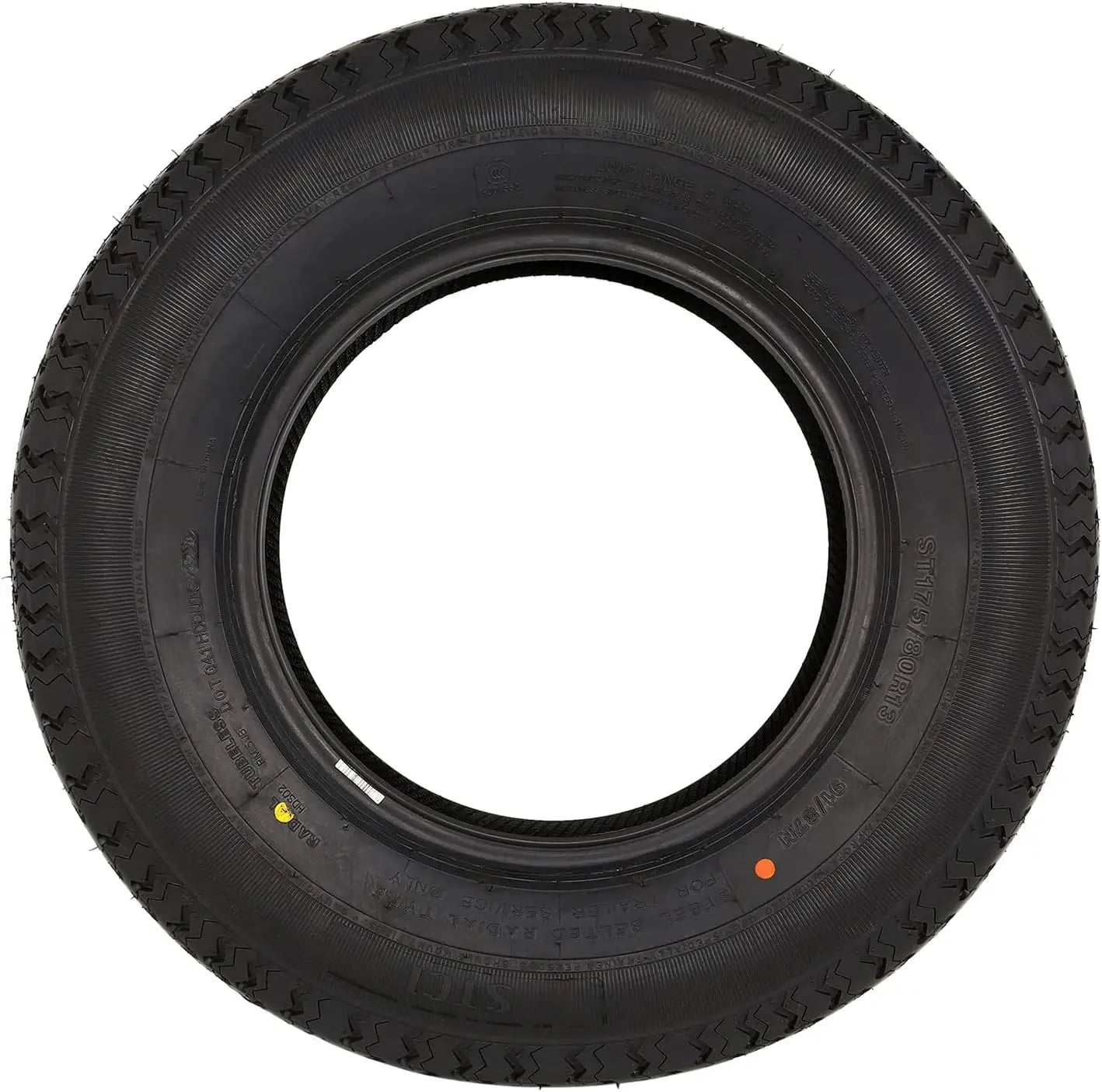 Durun ST175/80R13 Radial Trailer Tires - Set of 2 | 6 Ply Load Range C, 91N Rating | Heavy-Duty Replacement for Boat Trailers, Utility Trailers & Campers