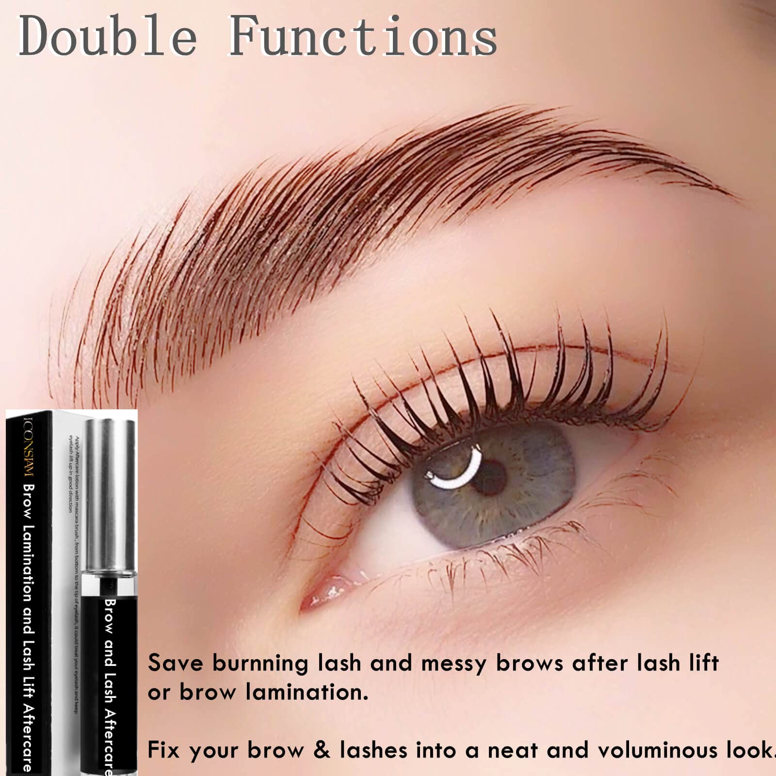 **Brow Lamination Aftercare Gel - Lash Lift & Eyebrow Lift Fixing Serum for Stronger, Longer-Lasting Results - Perfect for Salon & Home Use**