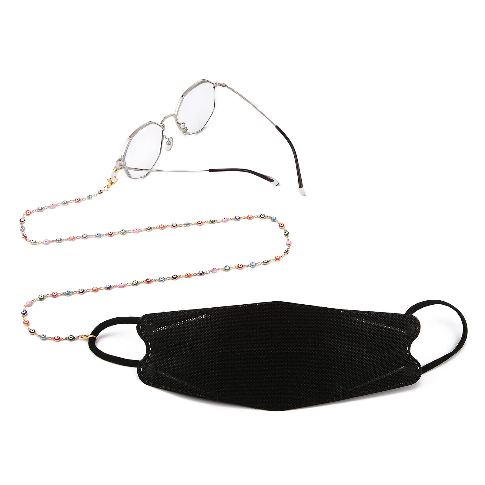 Stylish Eyeglasses Chain for Women - Adjustable Mask Chain, Sunglasses & Reading Glasses Holder - Perfect for Work, Travel & Outdoor Activities