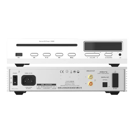 Shanling CD80 CD & USB Player - High Fidelity Audio for Home & Office - Perfect for Music Lovers & Audiophiles