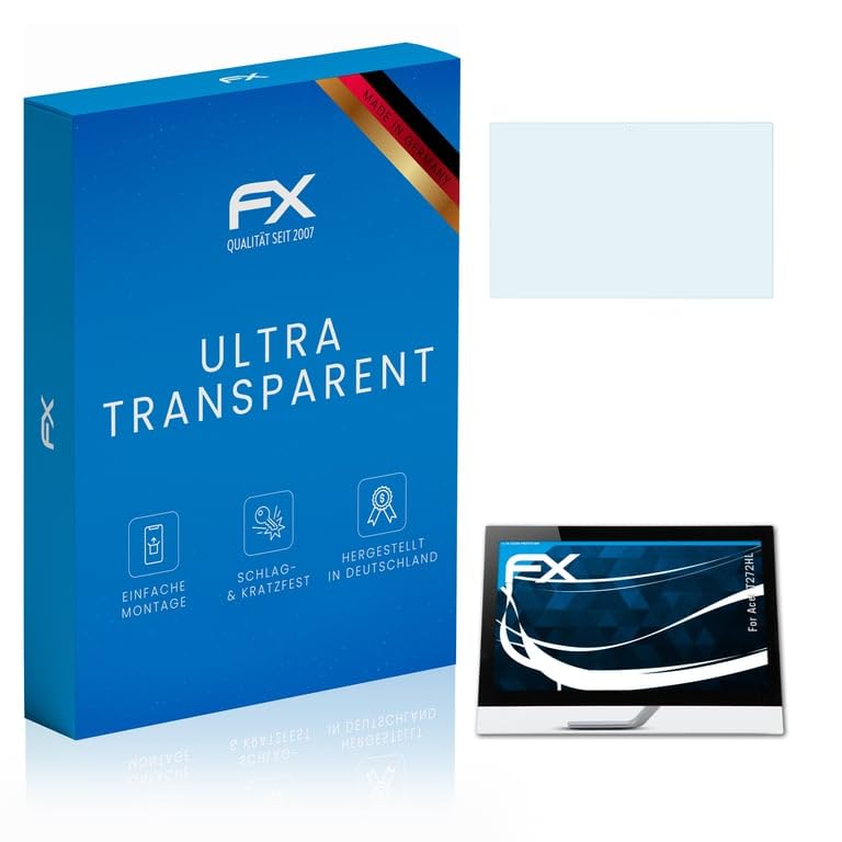 Acer T272HL Screen Protector - Ultra Clear FX Protective Film for LCD Monitors | Anti-Glare & Scratch-Resistant | Perfect for Office, Gaming & Home Use