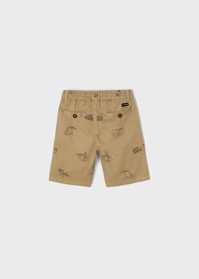 Boys' Printed Shorts with Camel Design - Comfortable & Stylish for Summer Play, Beach Outings, and Casual Wear