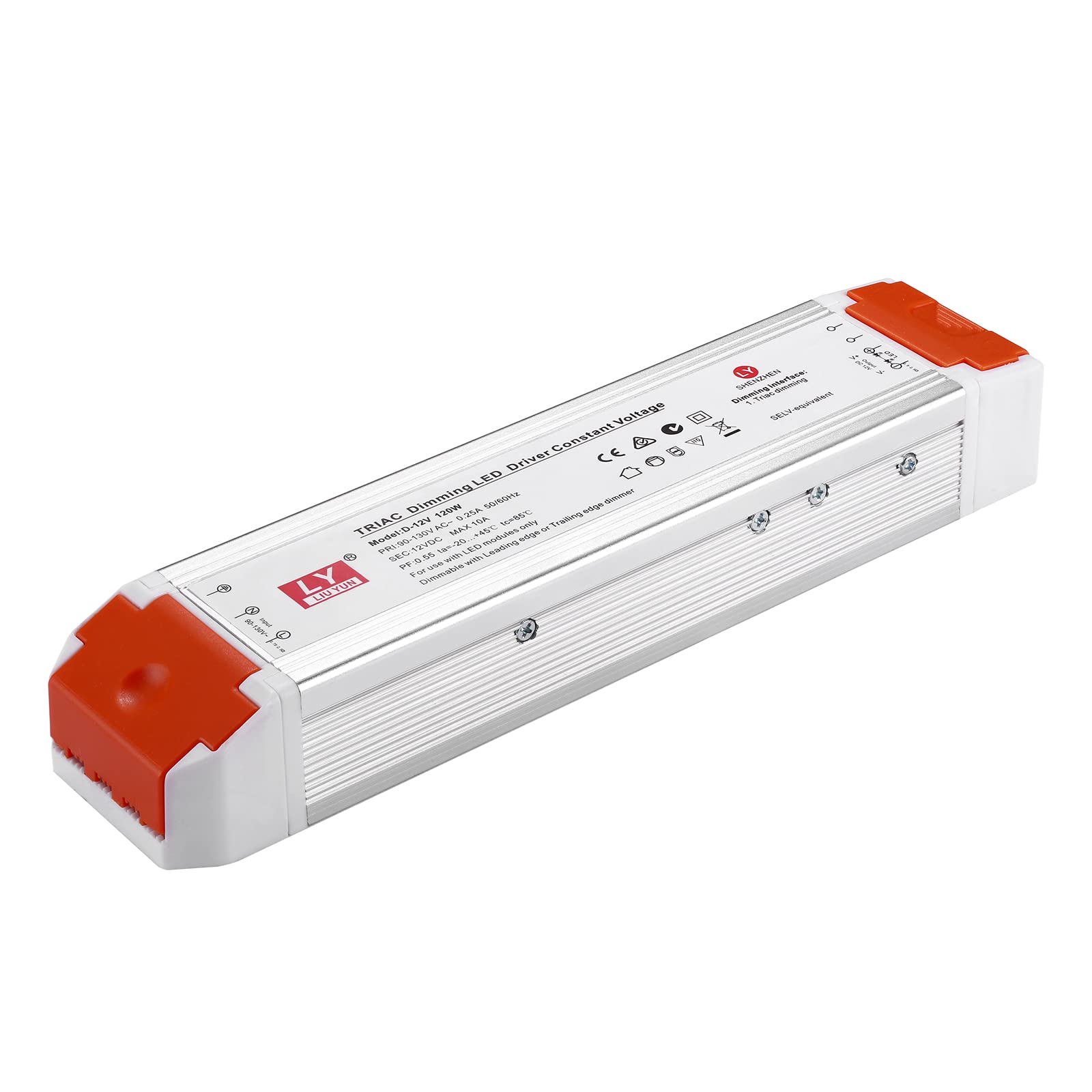 Dimmable LED Driver 12V 60W Universal Regulated DC Power Supply - Low Voltage Transformer Compatible with Lutron & Leviton Dimmers - Perfect for LED Strip Lights in Home, Office & Commercial Lighting