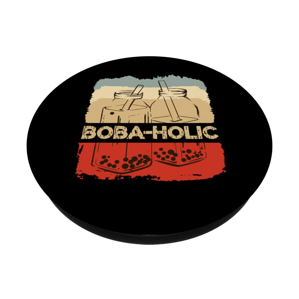Boba Tapioca Pearl Drink Kit - Bubble Tea Accessories for Milk Tea Lovers - Swappable PopGrip for Phones & Tablets - Perfect for Home Cafes, Parties, and Bubble Tea Shops